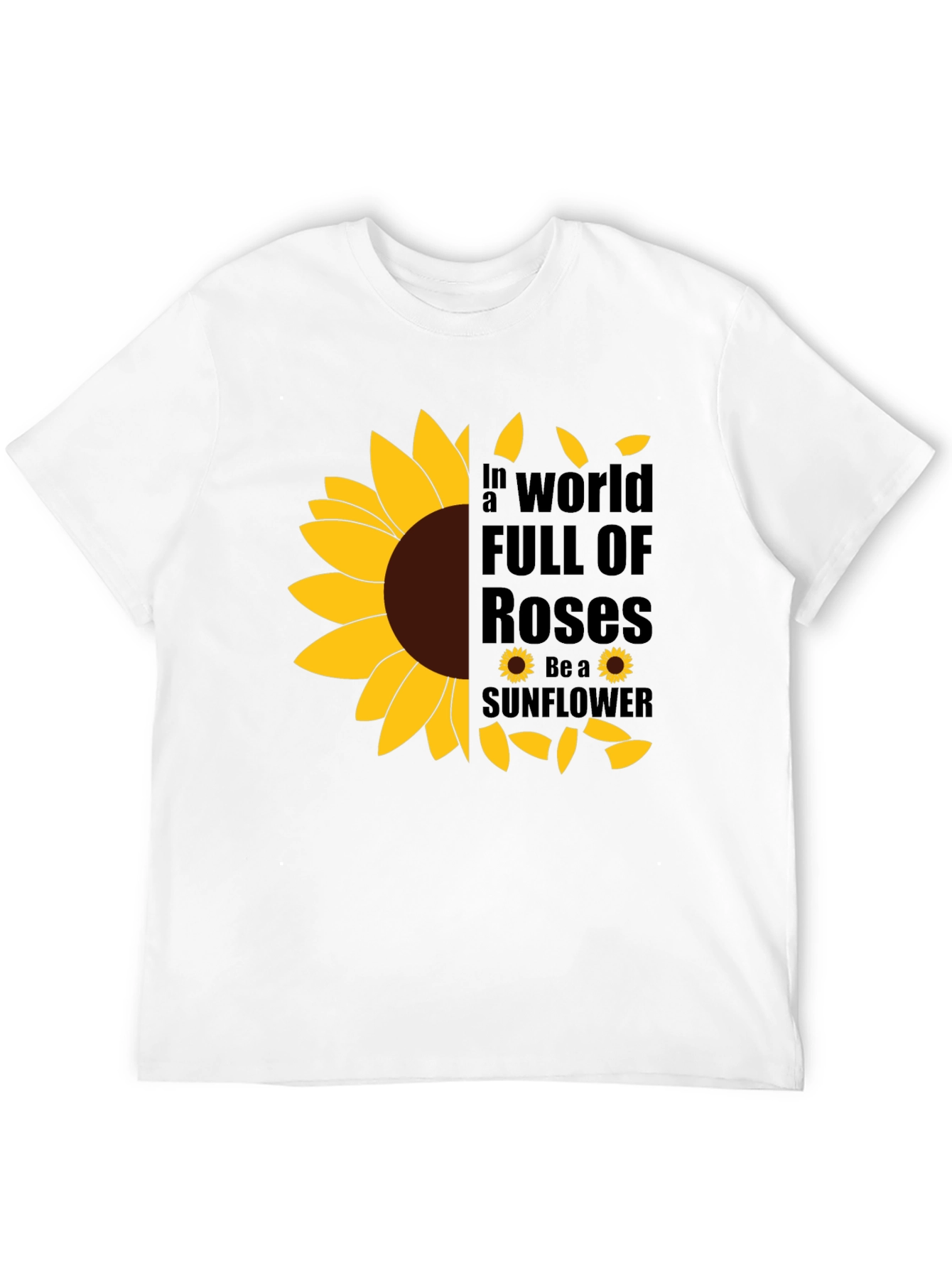 Sunflower Graphic T-Shirt - Be a Sunflower