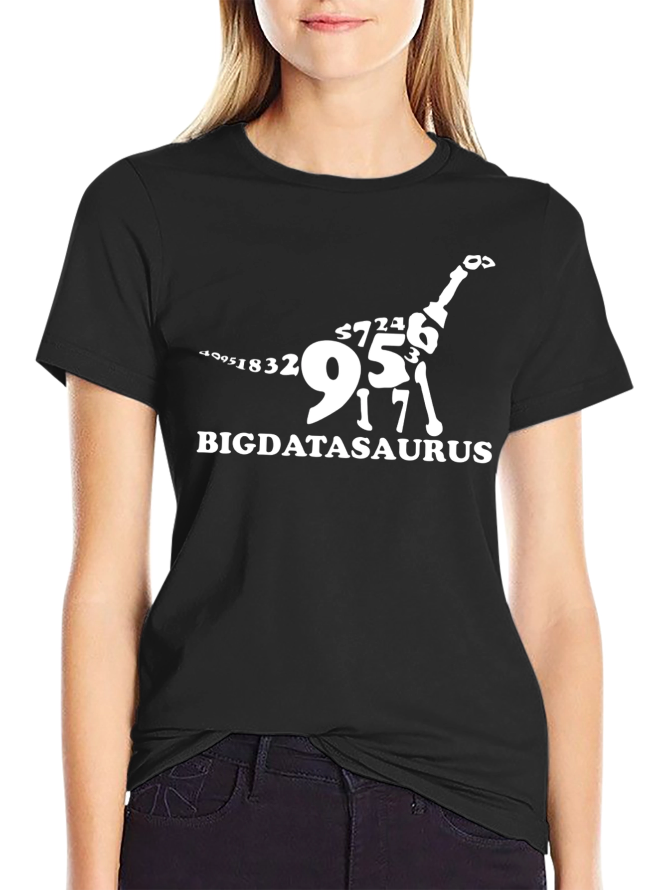 Bigdatasaurus T-Shirt - Data Science Dinosaur Tee