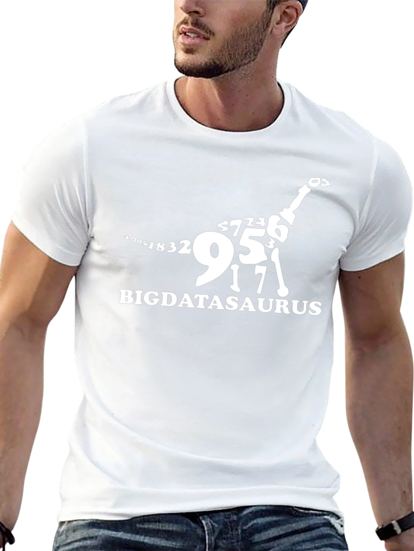 Bigdatasaurus T-Shirt - Data Science Dinosaur Tee