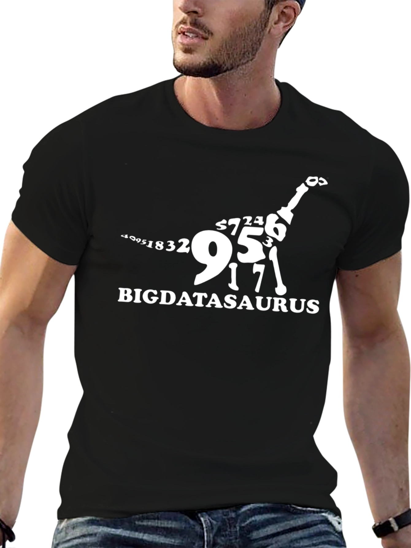 Bigdatasaurus T-Shirt - Data Science Dinosaur Tee