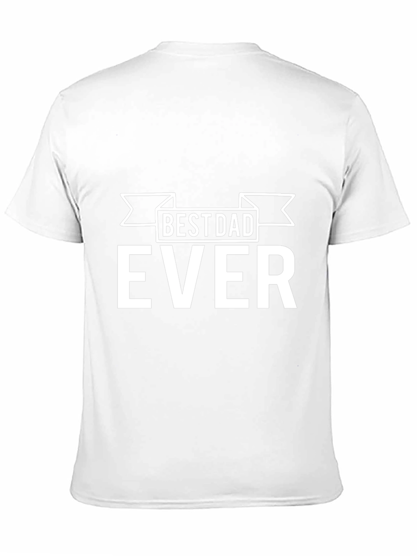 Best Dad Ever T-Shirt - Black Cotton Tee