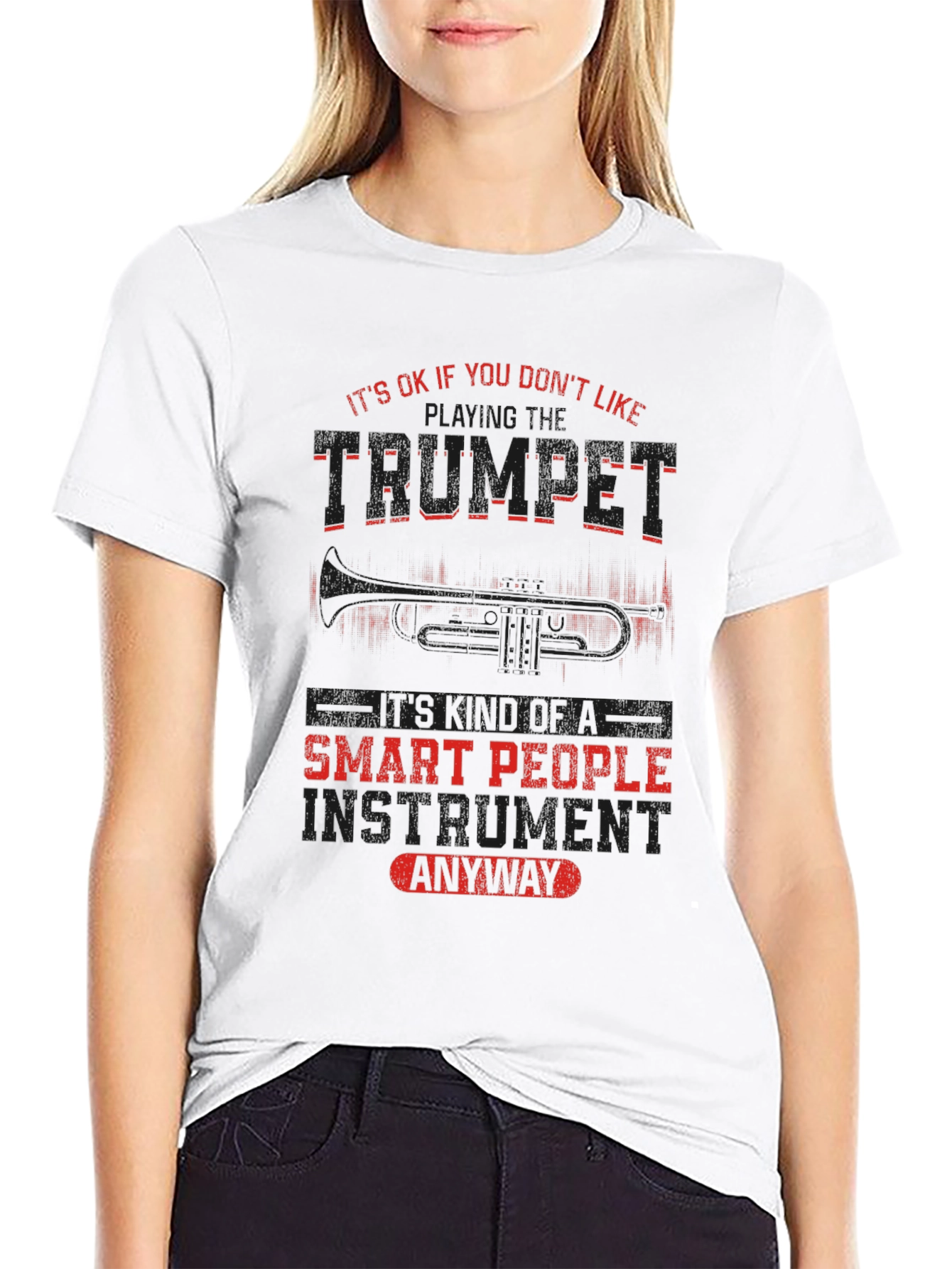 Trumpet Player Smart People Music T-Shirt