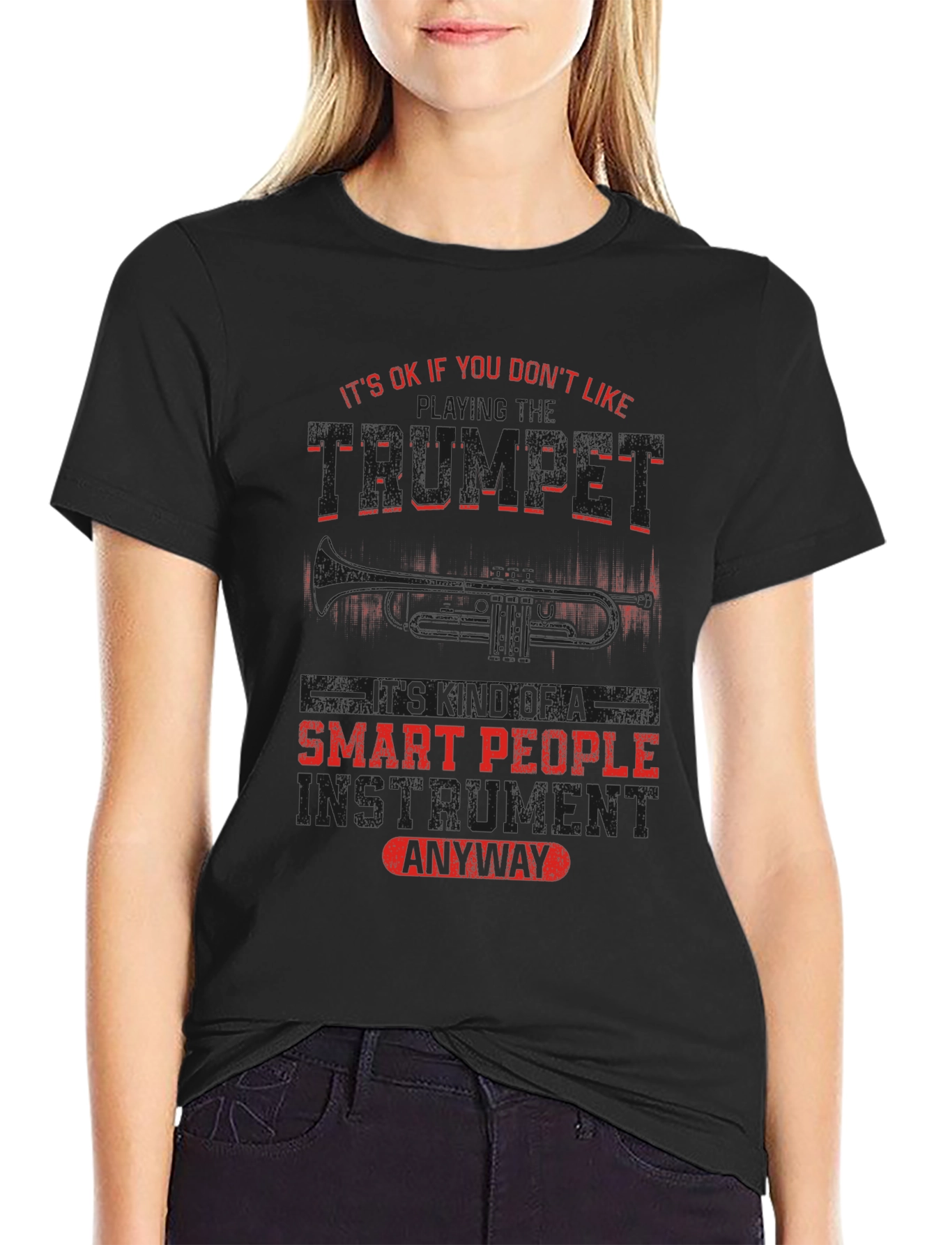 Trumpet Player Smart People Music T-Shirt