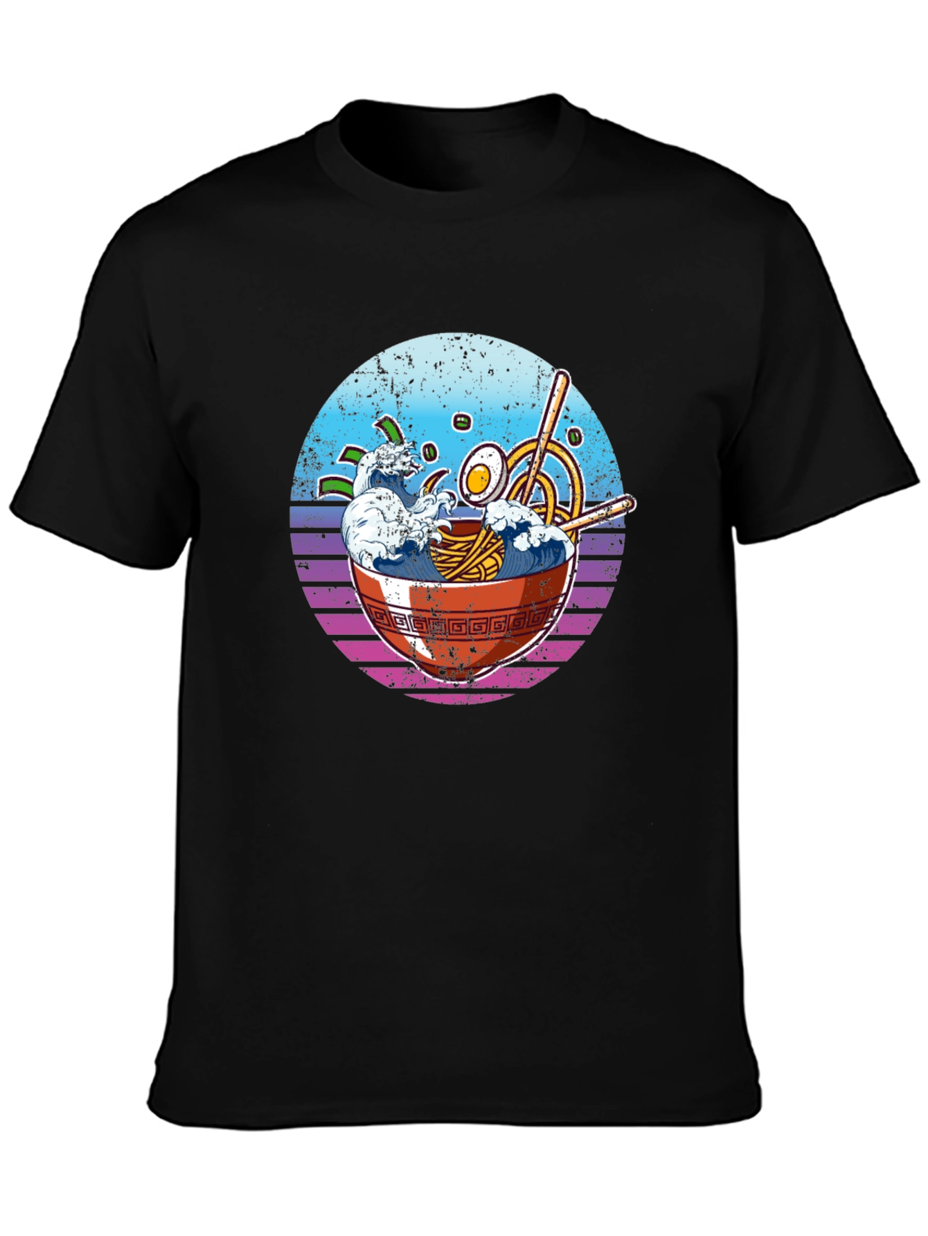 Ramen Wave T-Shirt - Unique Graphic Tee