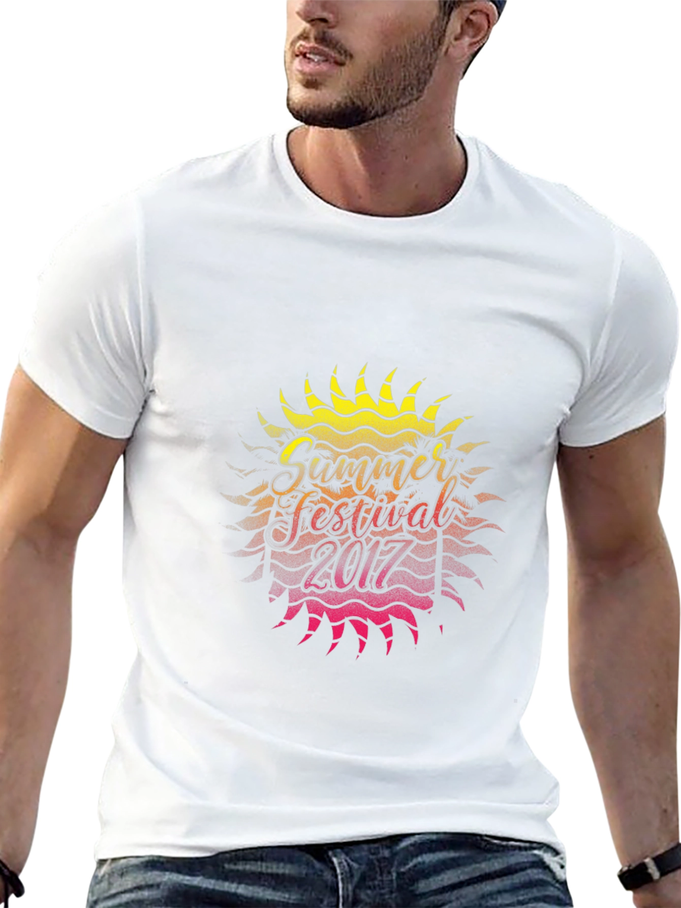 Summer Festival 2017 Graphic Black T-Shirt