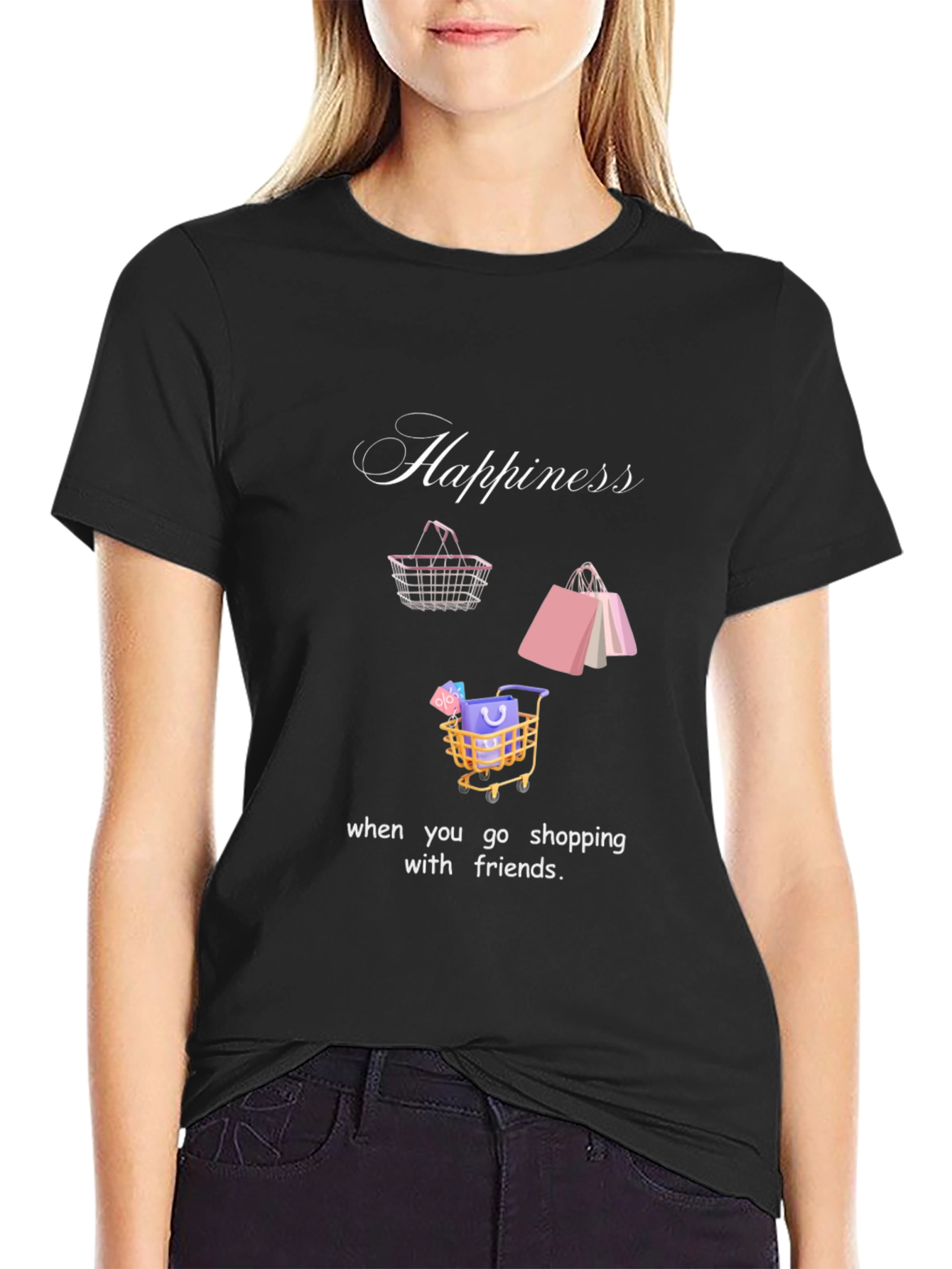 Happiness Shopping Friends T-Shirt