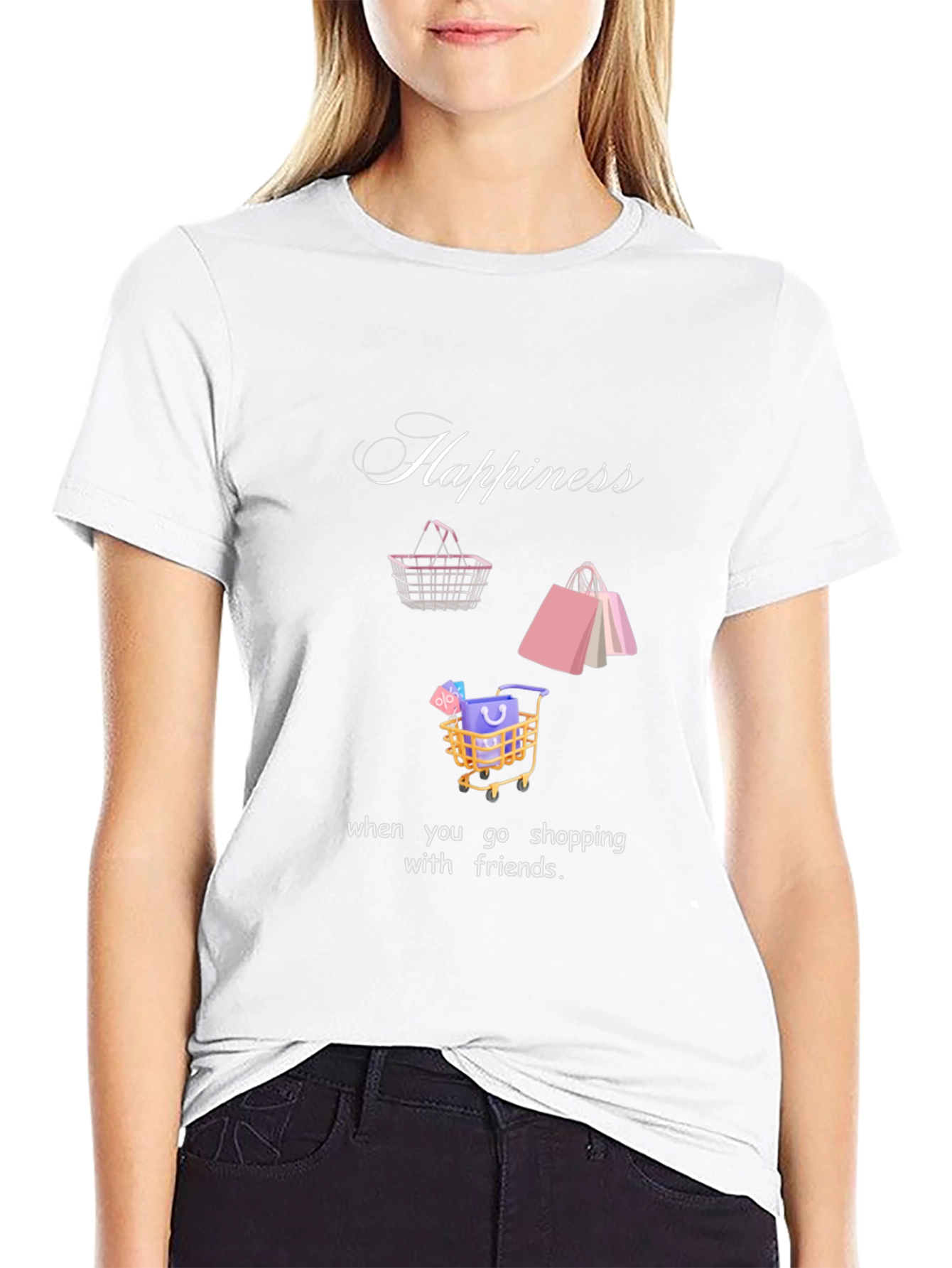 Happiness Shopping Friends T-Shirt