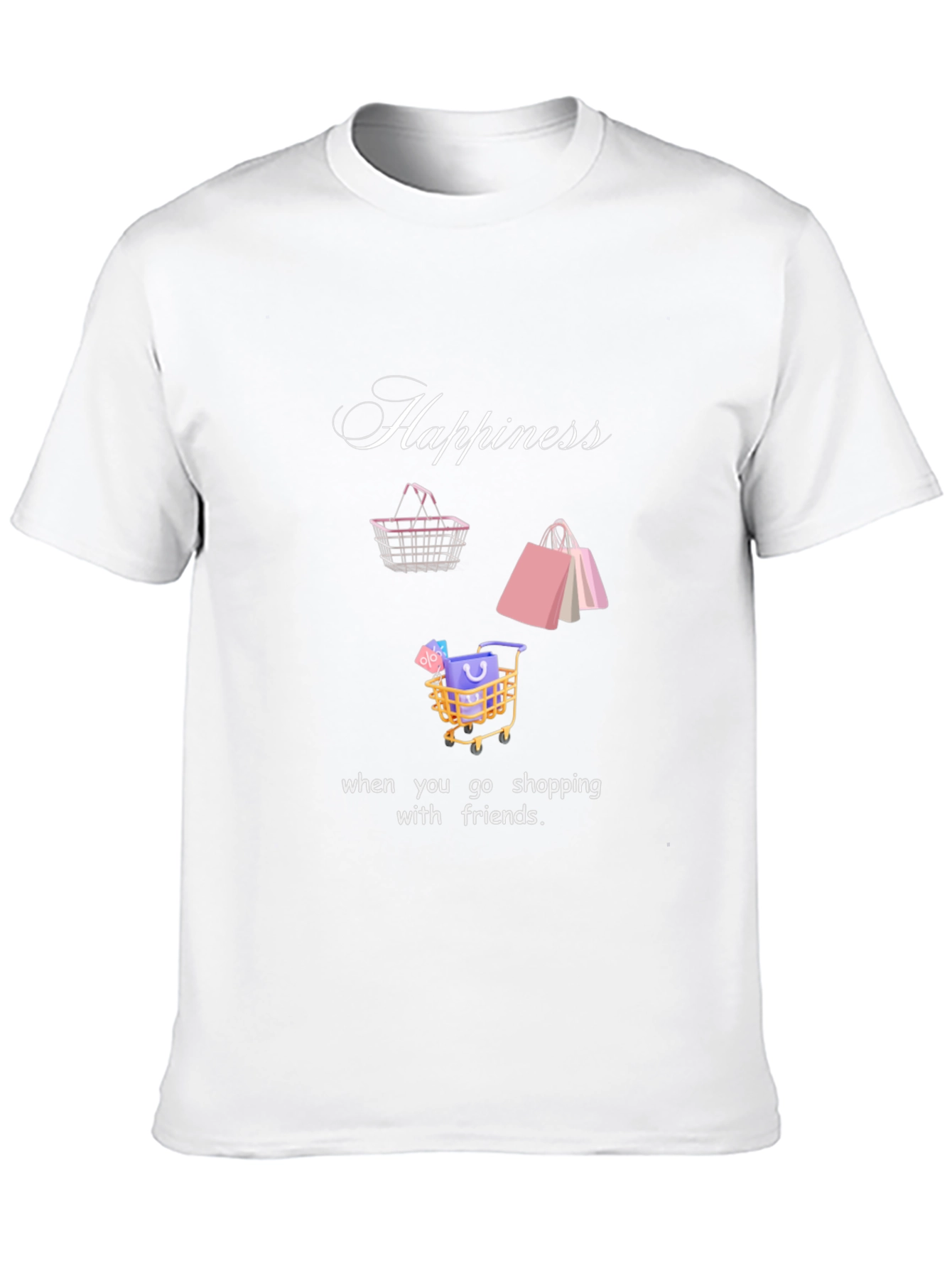 Happiness Shopping Friends T-Shirt