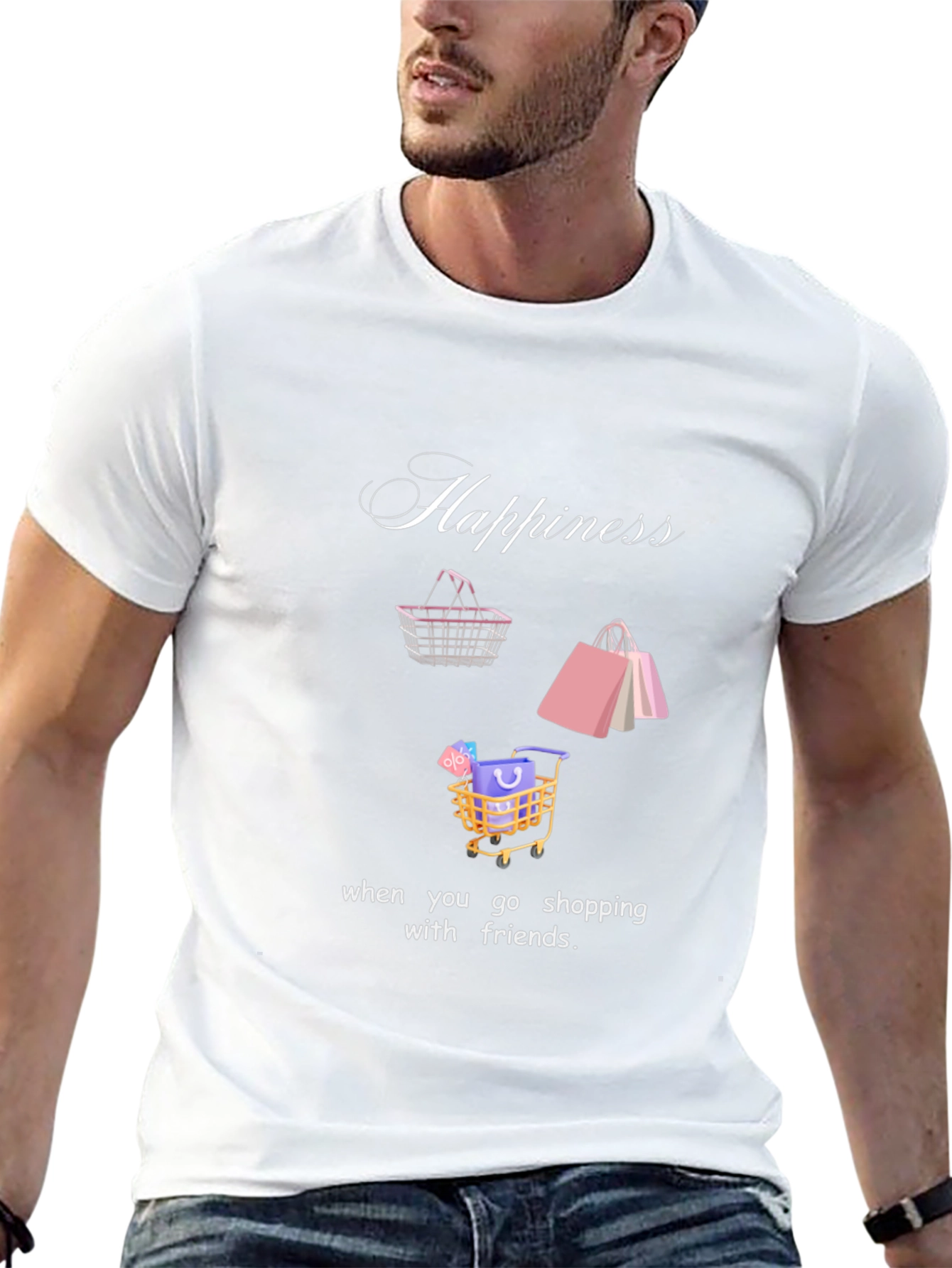 Happiness Shopping Friends T-Shirt