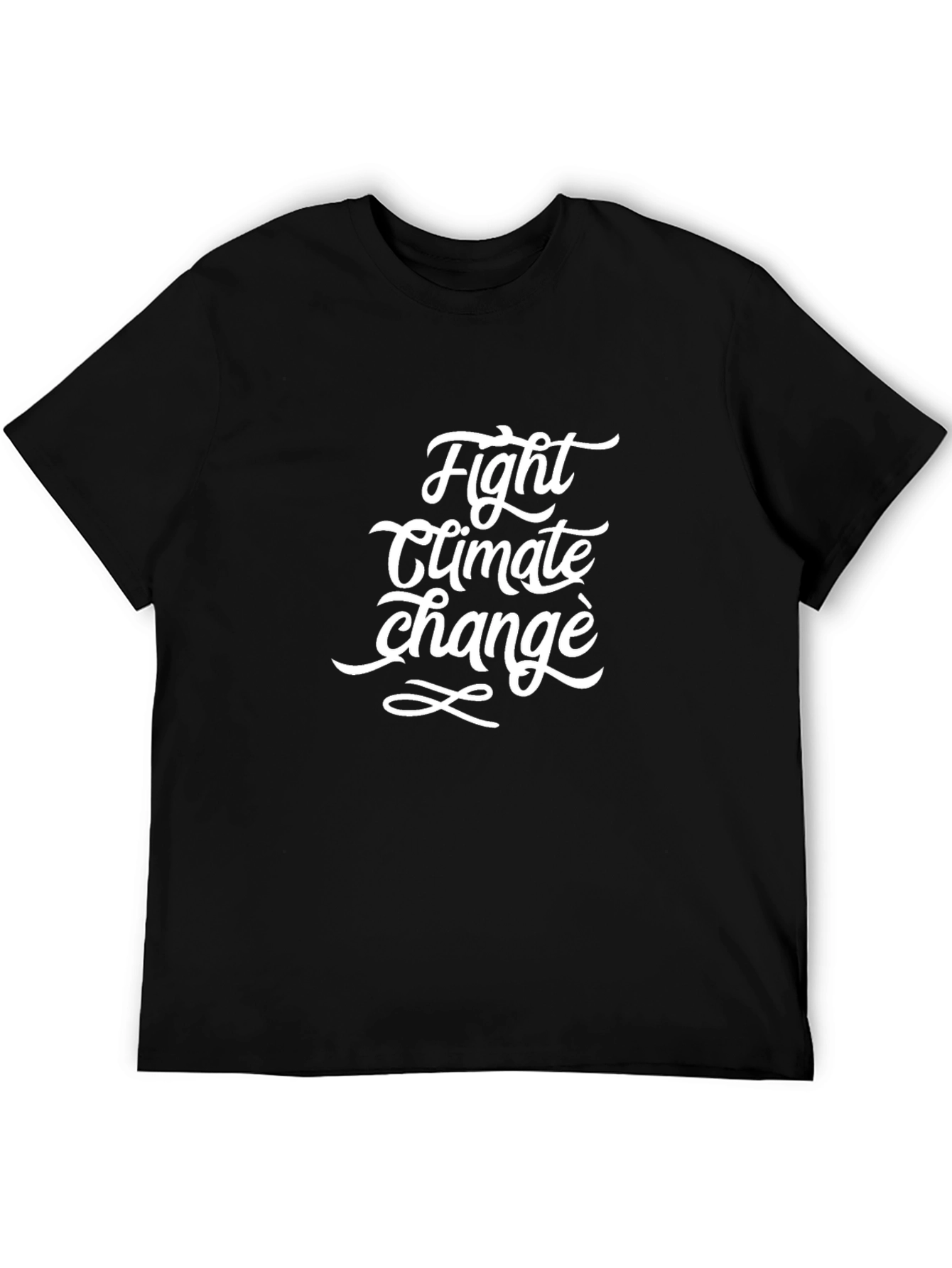 Fight Climate Change Graphic Tee - Black