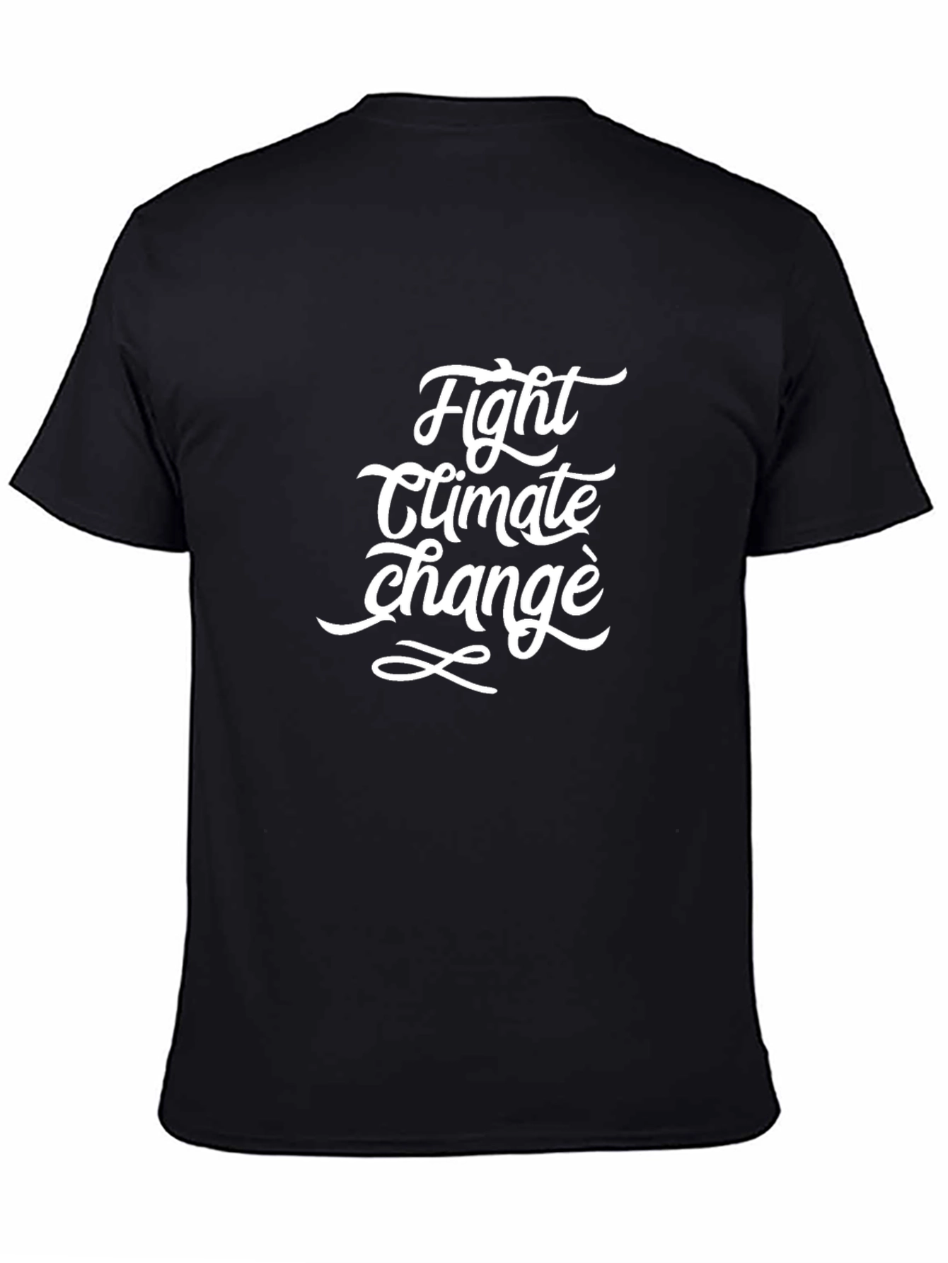Fight Climate Change Graphic Tee - Black