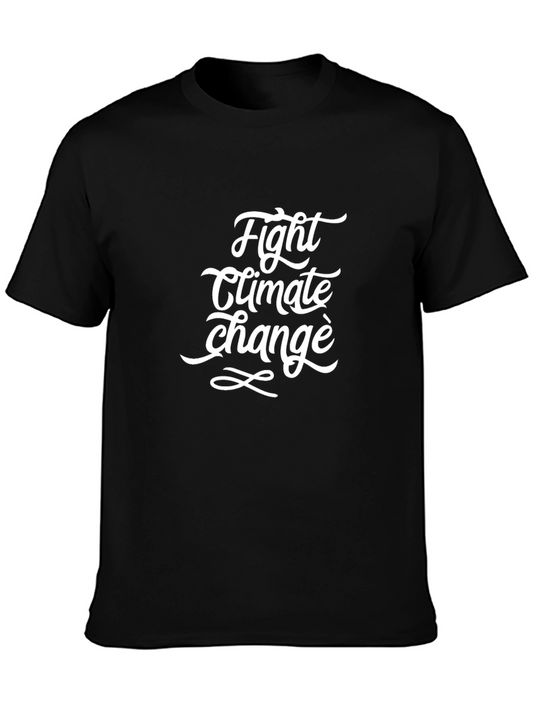 Fight Climate Change Graphic Tee - Black