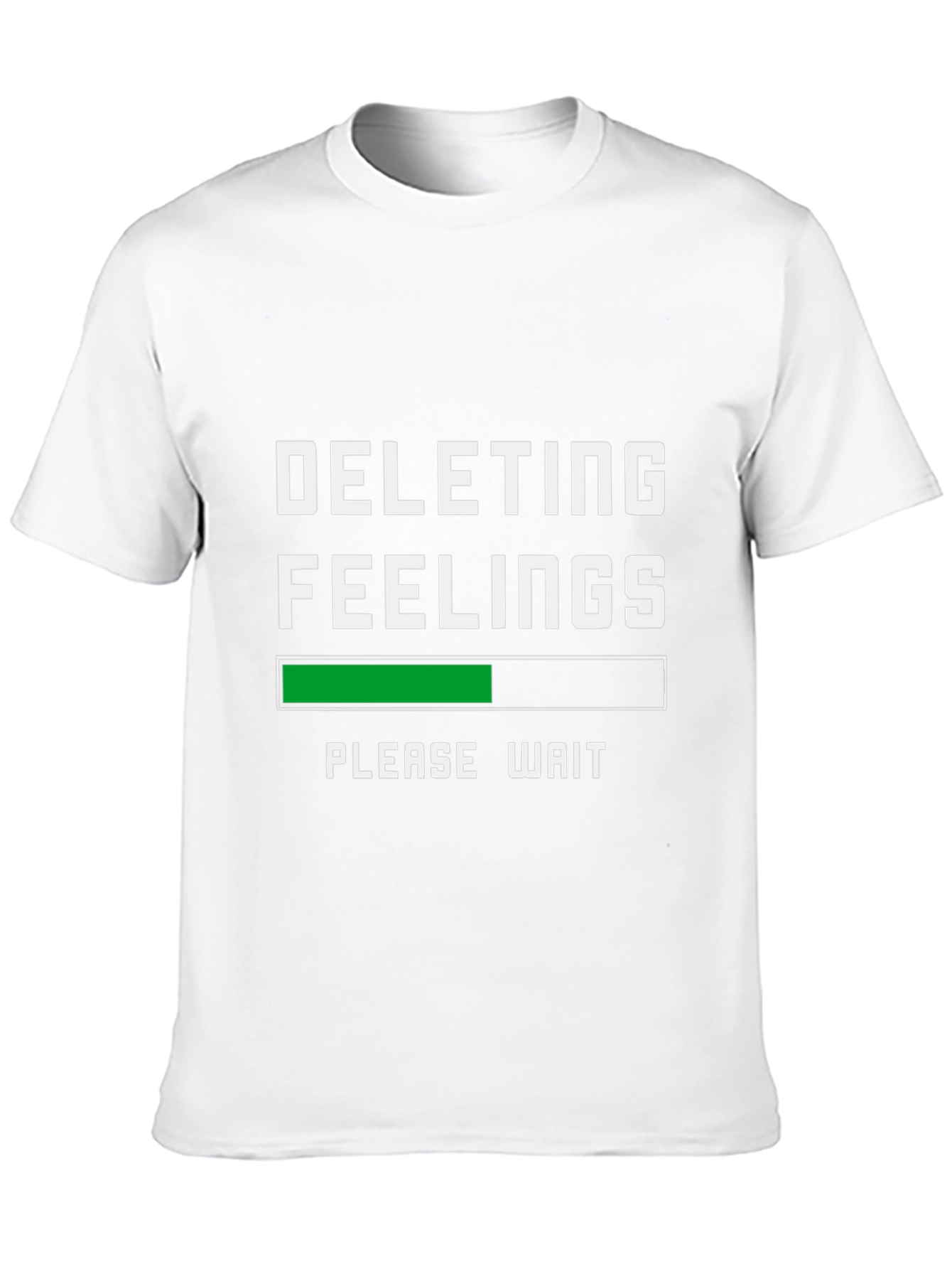 Deleting Feelings Graphic Tee - Funny T-Shirt