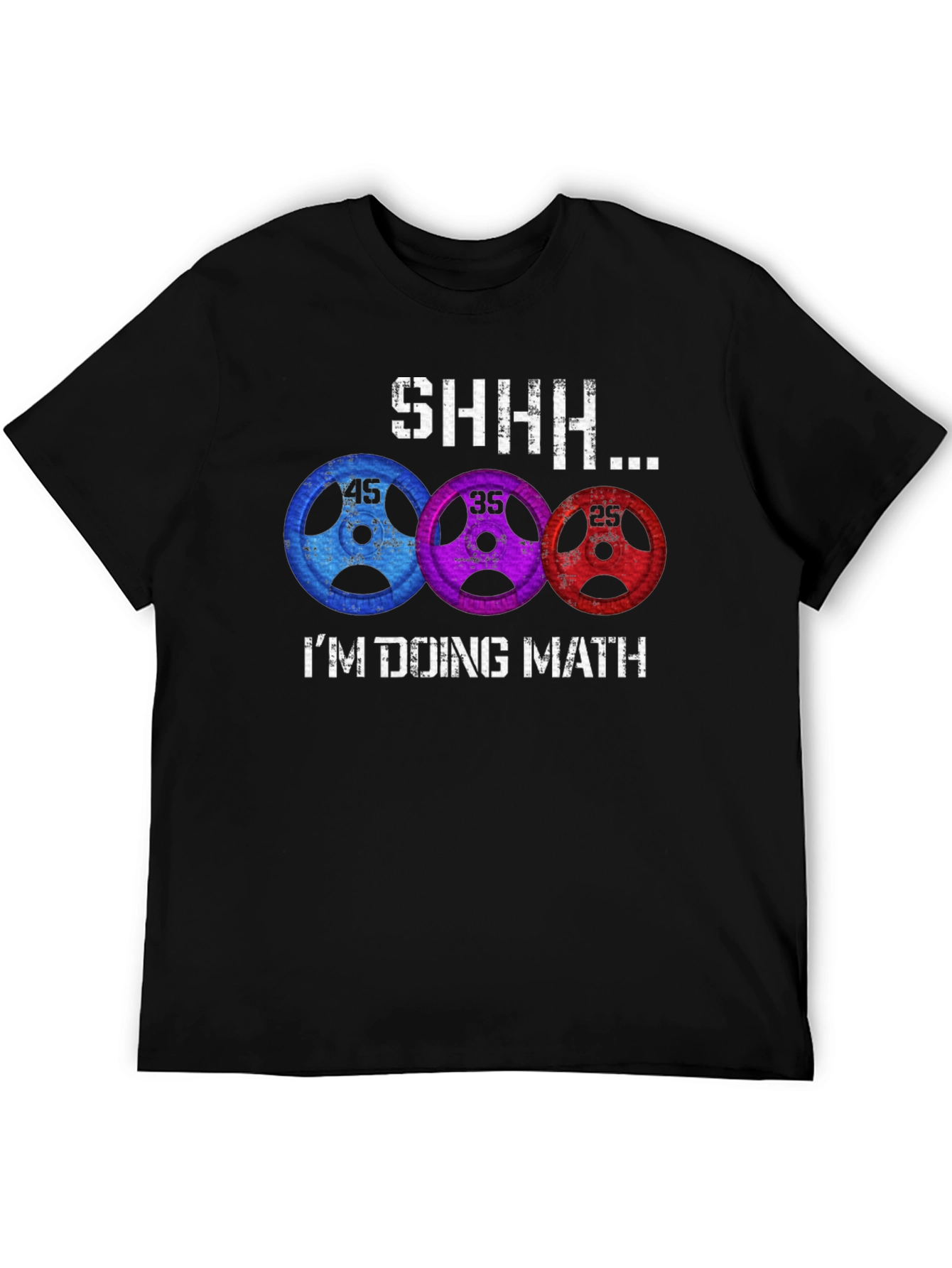 Funny Gym Shirt - Im Doing Math