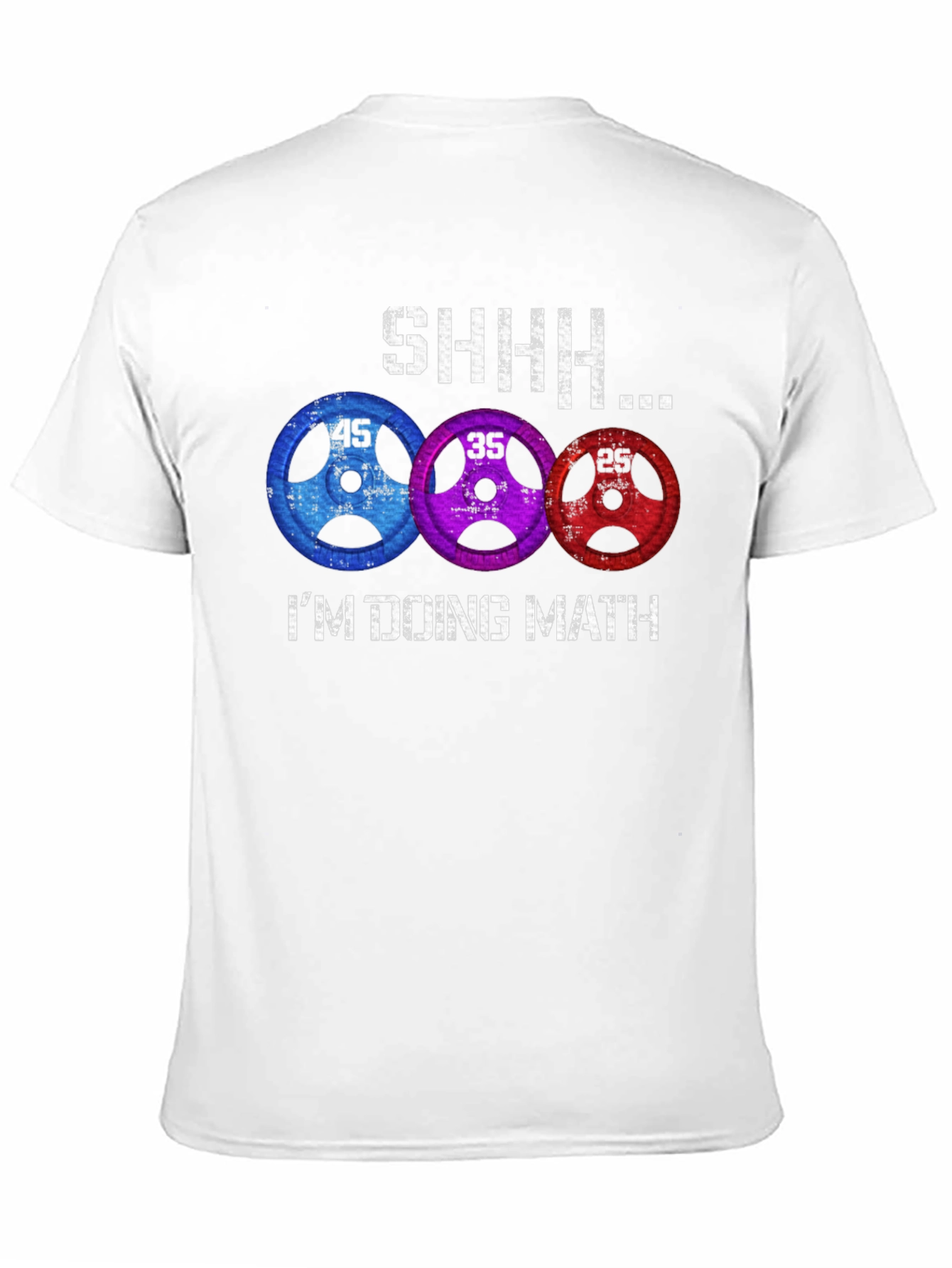 Funny Gym Shirt - Im Doing Math