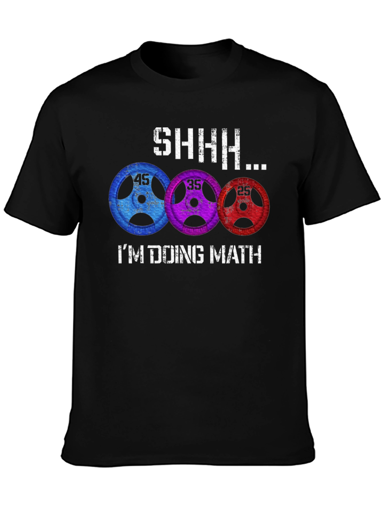Funny Gym Shirt - Im Doing Math