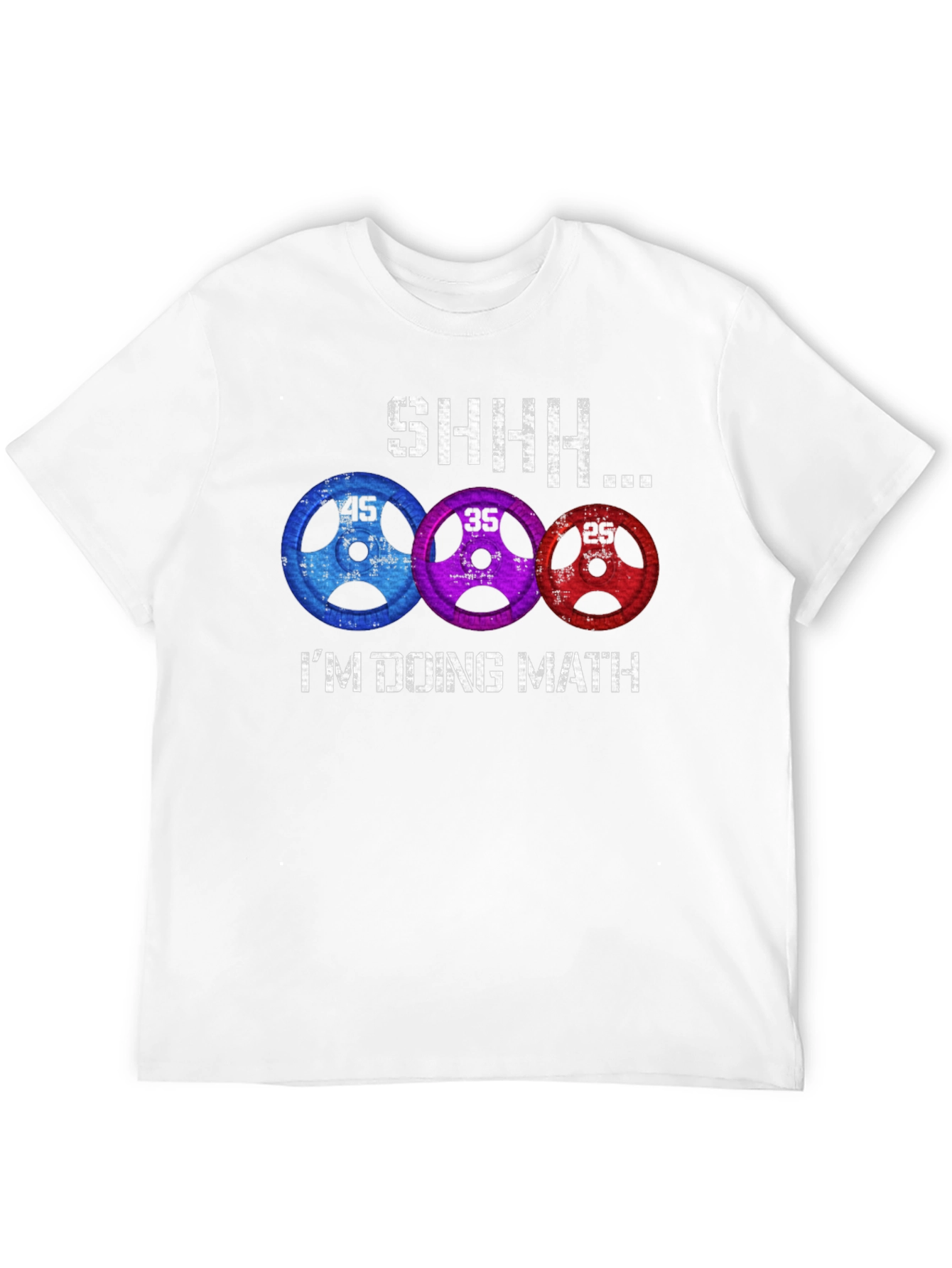 Funny Gym Shirt - Im Doing Math