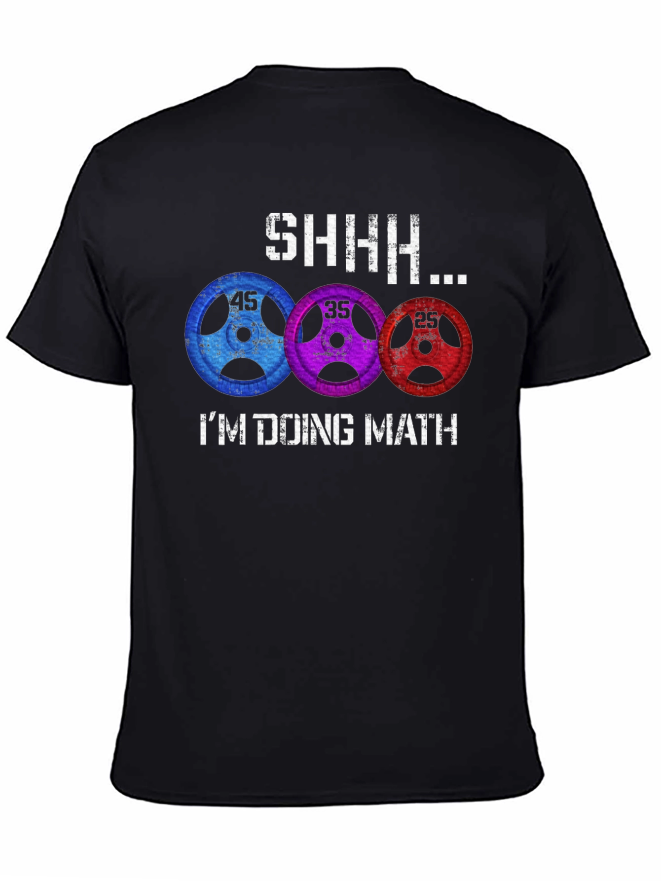 Funny Gym Shirt - Im Doing Math