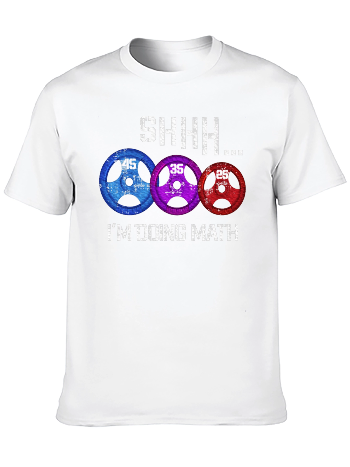 Funny Gym Shirt - Im Doing Math