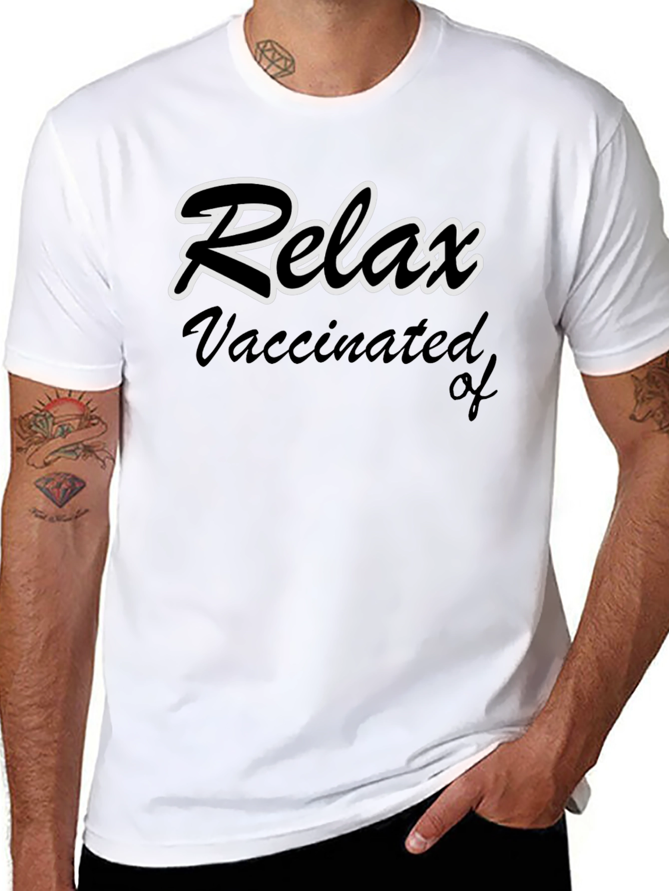 Relax Vaccinated Of T-Shirt