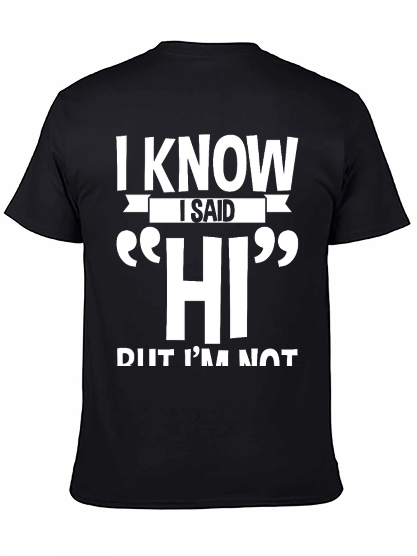 I Know I Said HI Funny Sarcastic T-Shirt