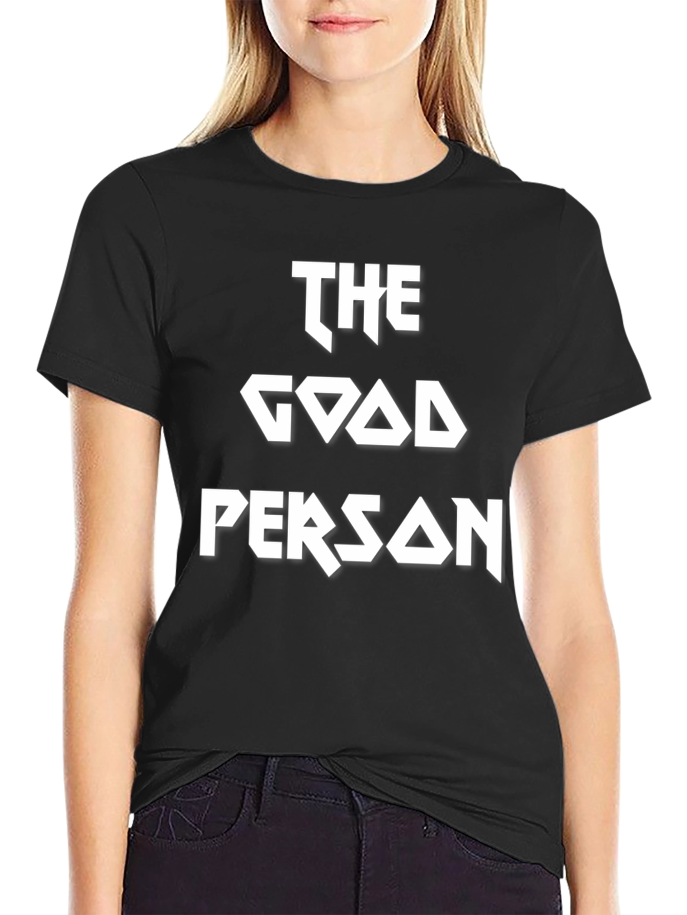 The Good Person Graphic T-Shirt - Black