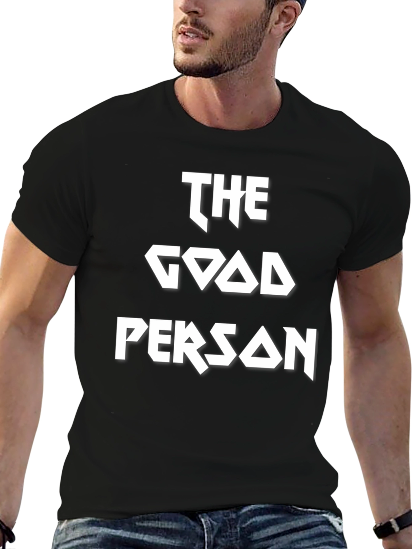 The Good Person Graphic T-Shirt - Black