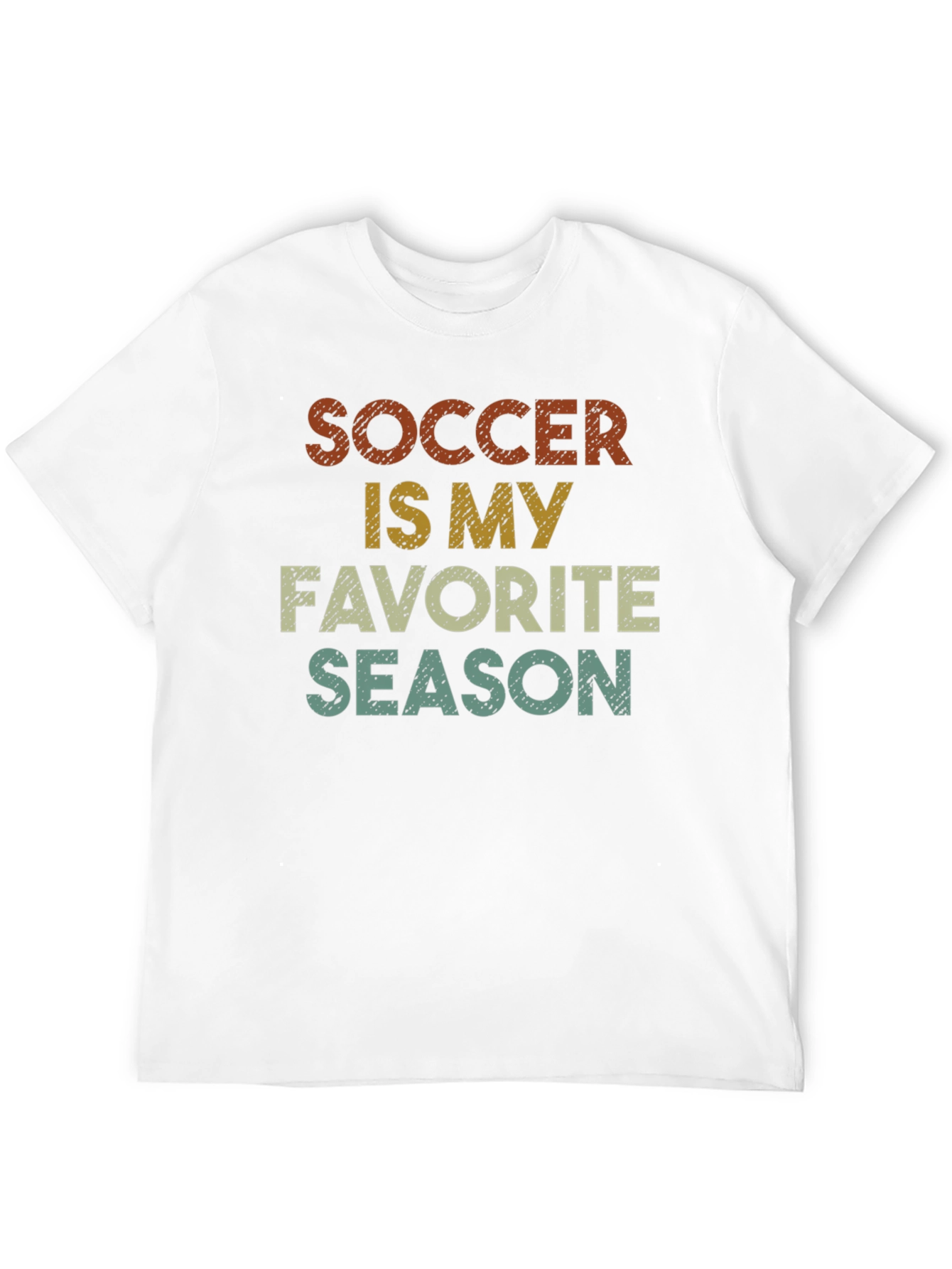 Soccer is My Favorite Season Graphic T-Shirt