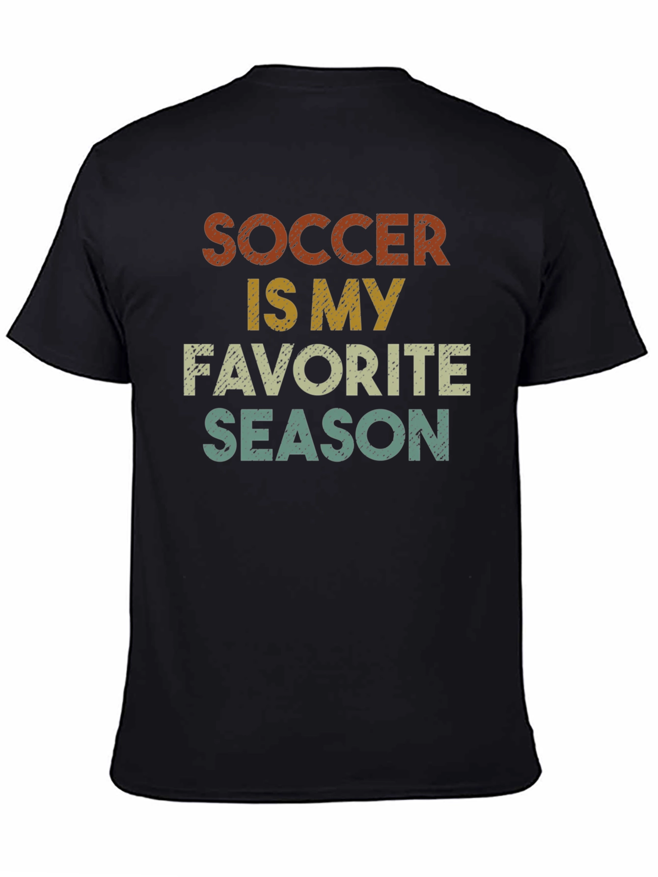 Soccer is My Favorite Season Graphic T-Shirt