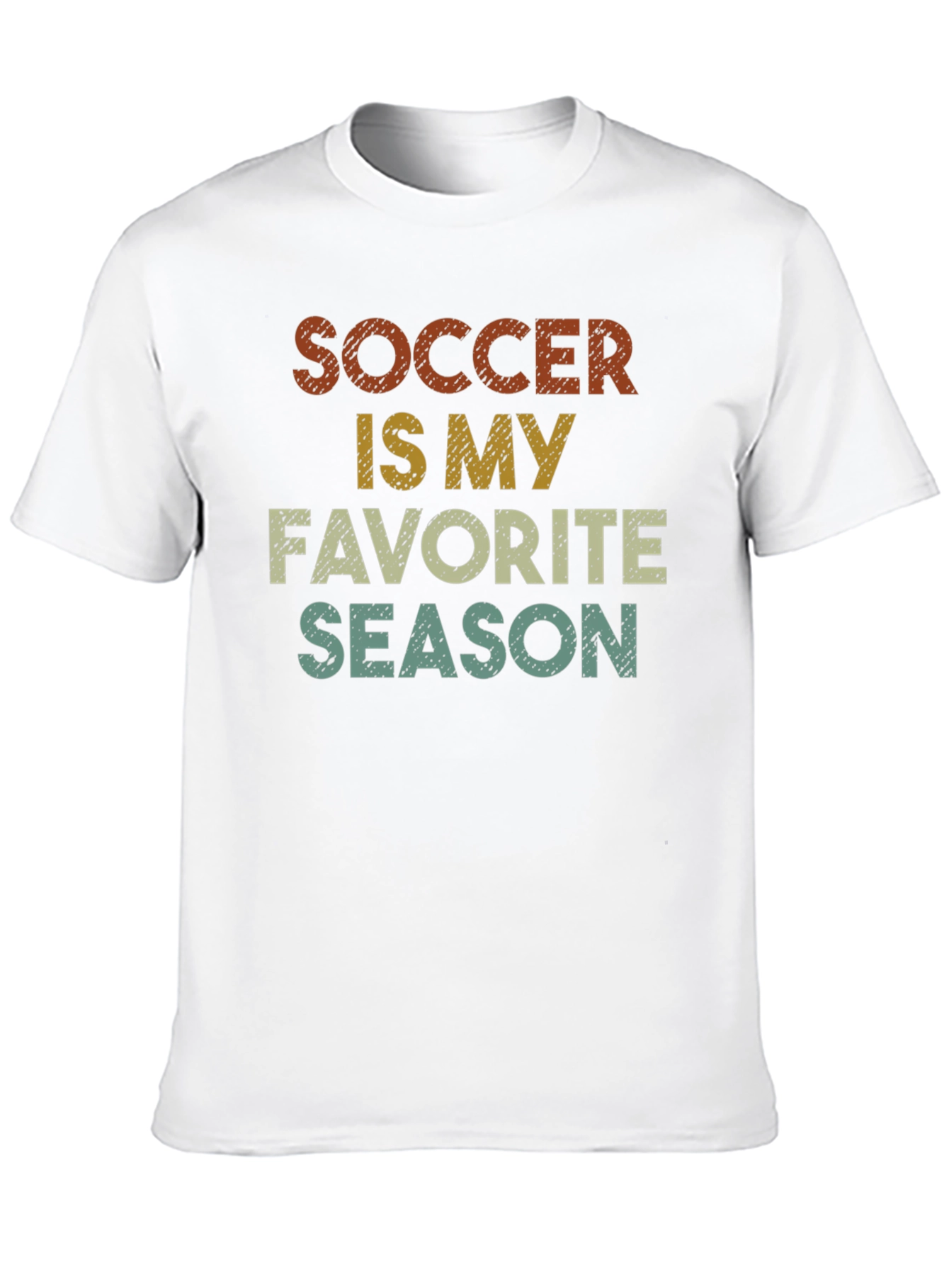 Soccer is My Favorite Season Graphic T-Shirt