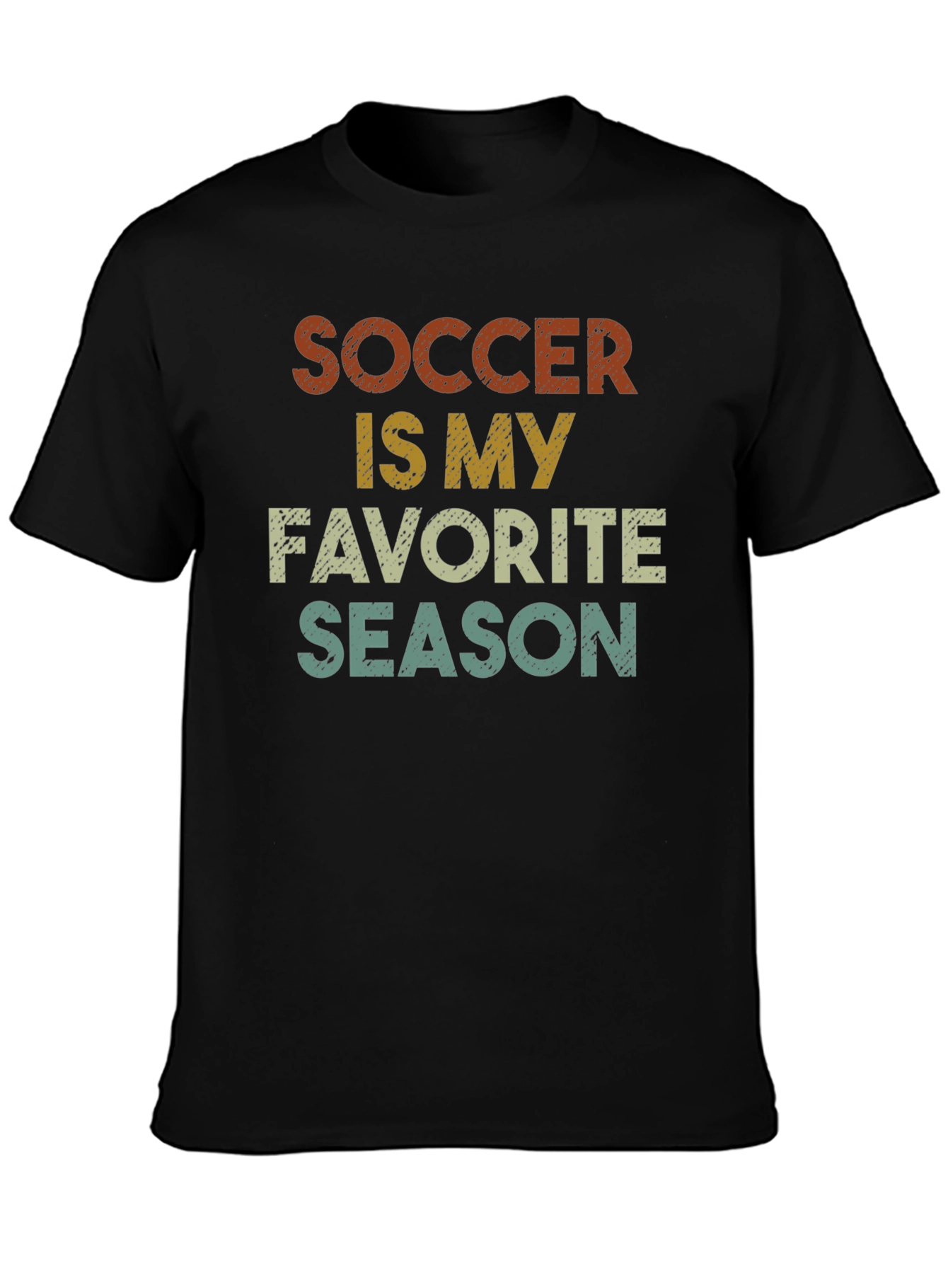 Soccer is My Favorite Season Graphic T-Shirt