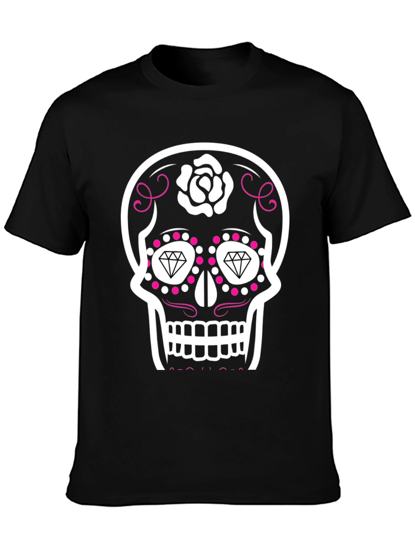 Sugar Skull T-Shirt - Black Graphic Tee