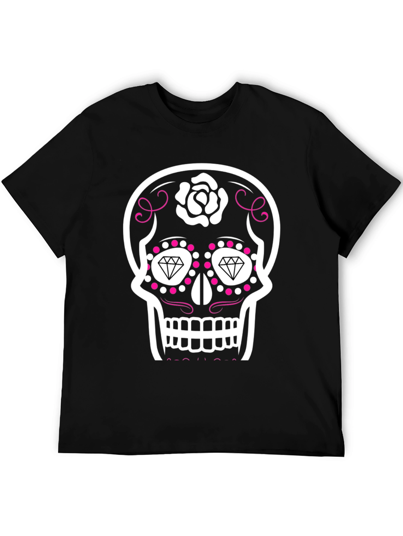 Sugar Skull T-Shirt - Black Graphic Tee
