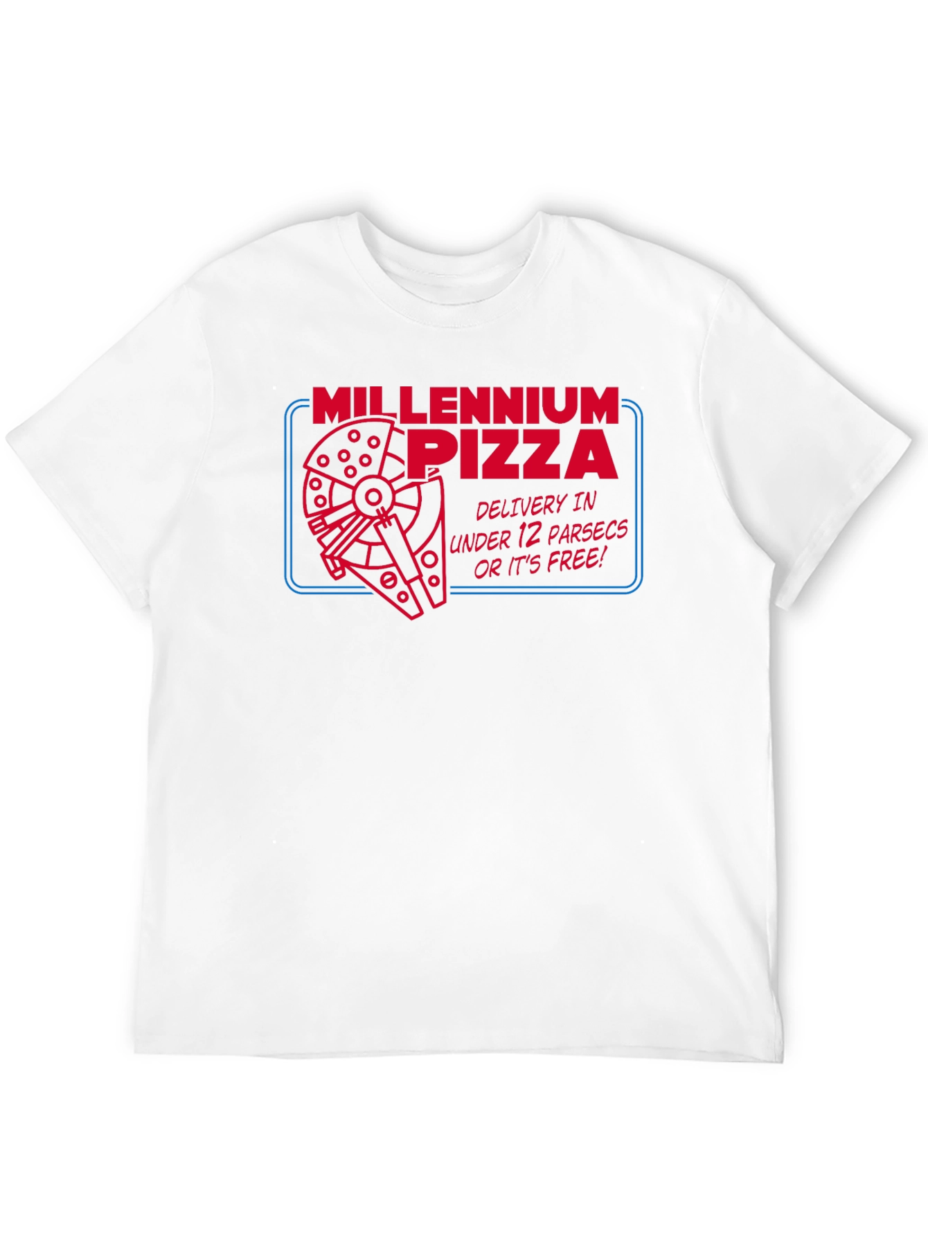Millennium Pizza T-Shirt - Under 12 Parsecs!