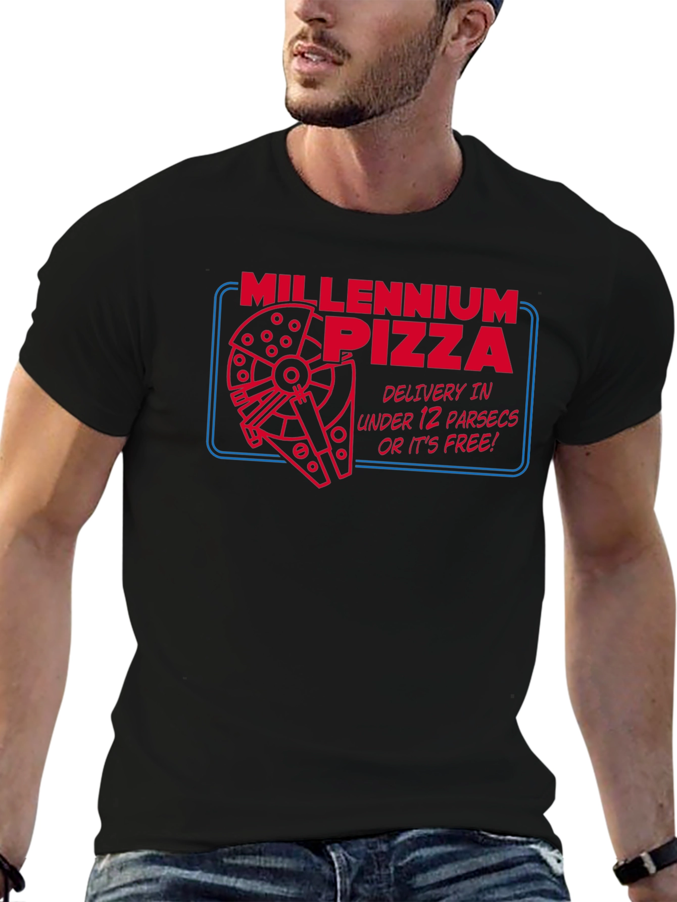 Millennium Pizza T-Shirt - Under 12 Parsecs!