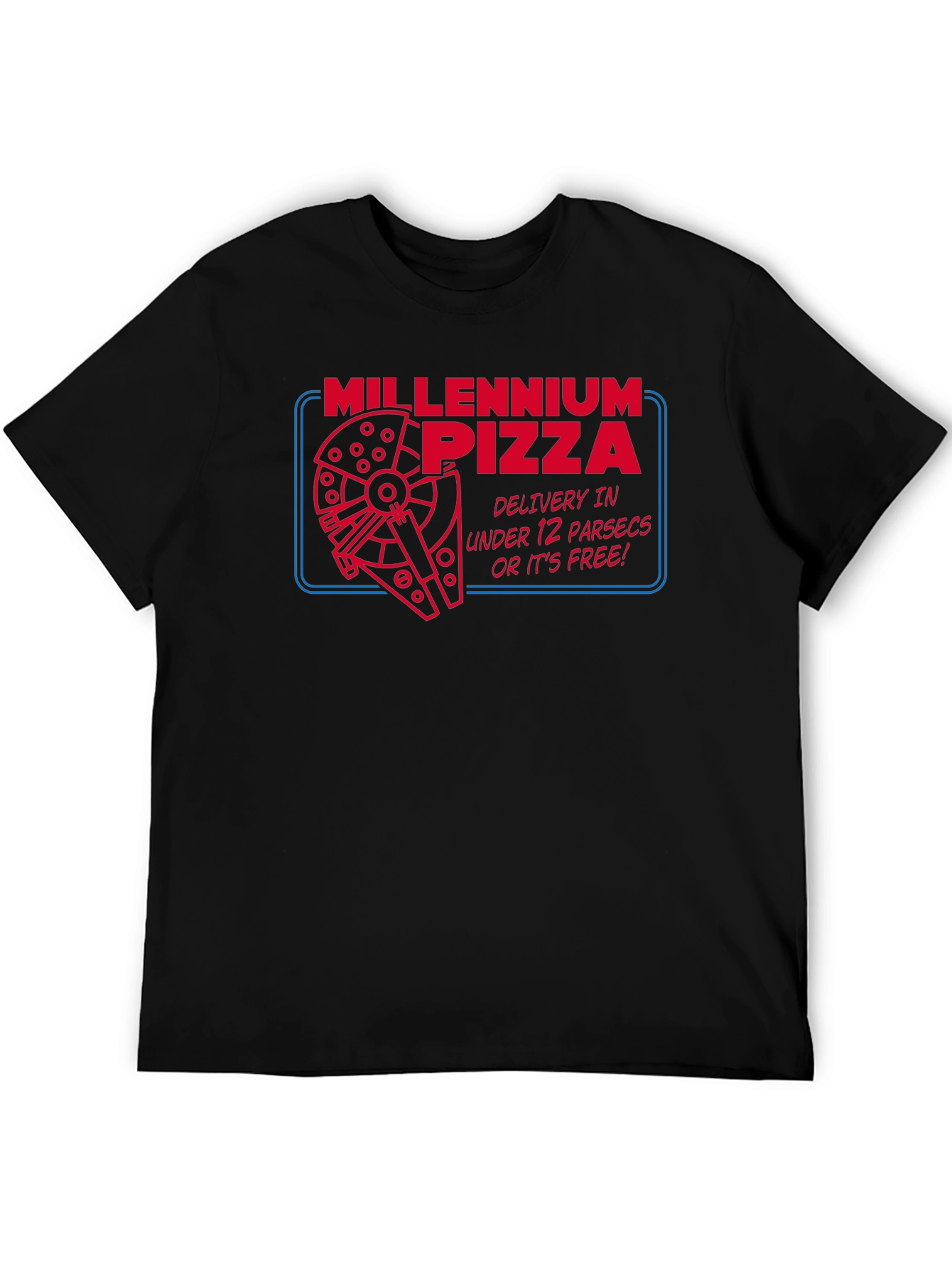 Millennium Pizza T-Shirt - Under 12 Parsecs!