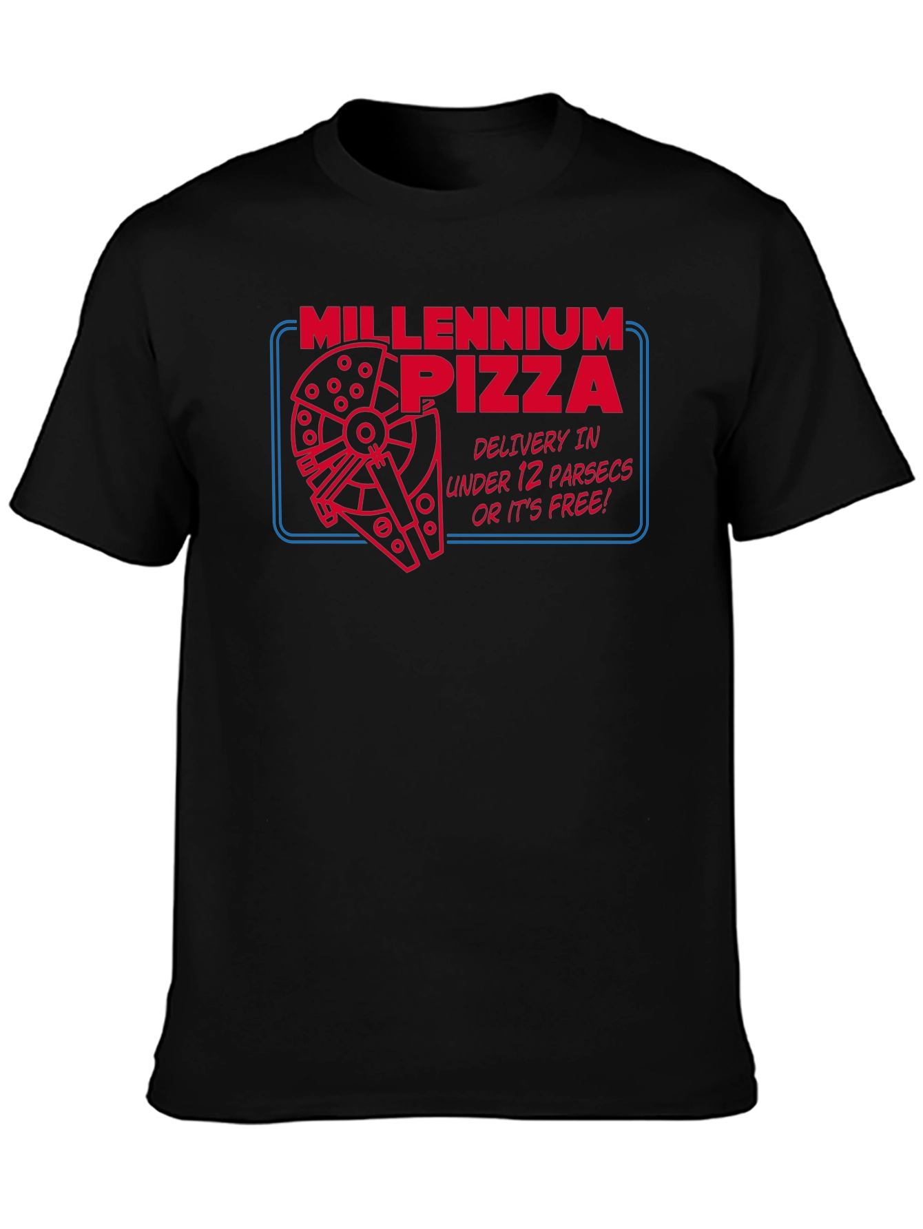 Millennium Pizza T-Shirt - Under 12 Parsecs!