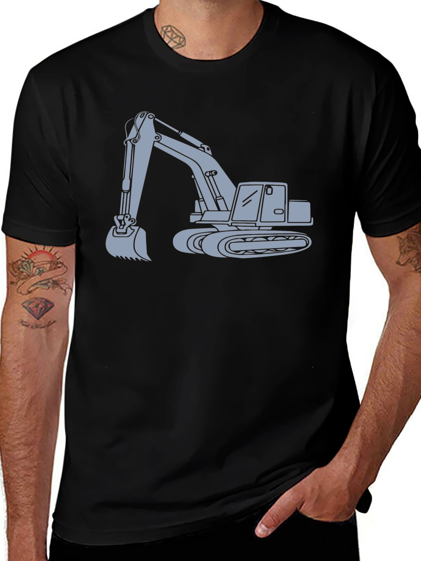 Excavator Graphic T-Shirt