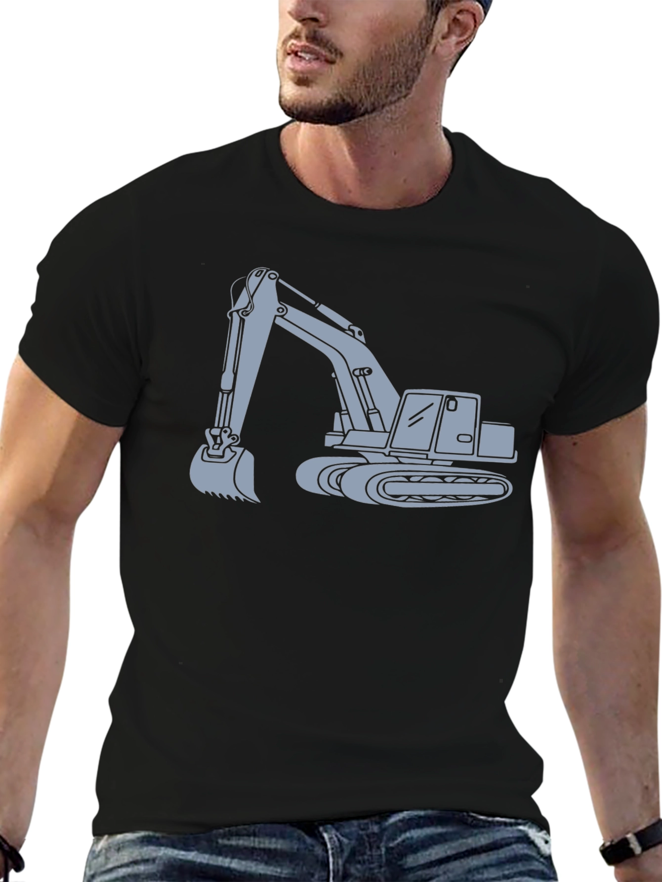 Excavator Graphic T-Shirt