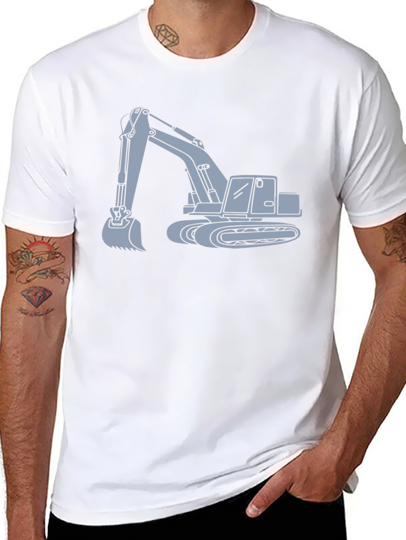 Excavator Graphic T-Shirt