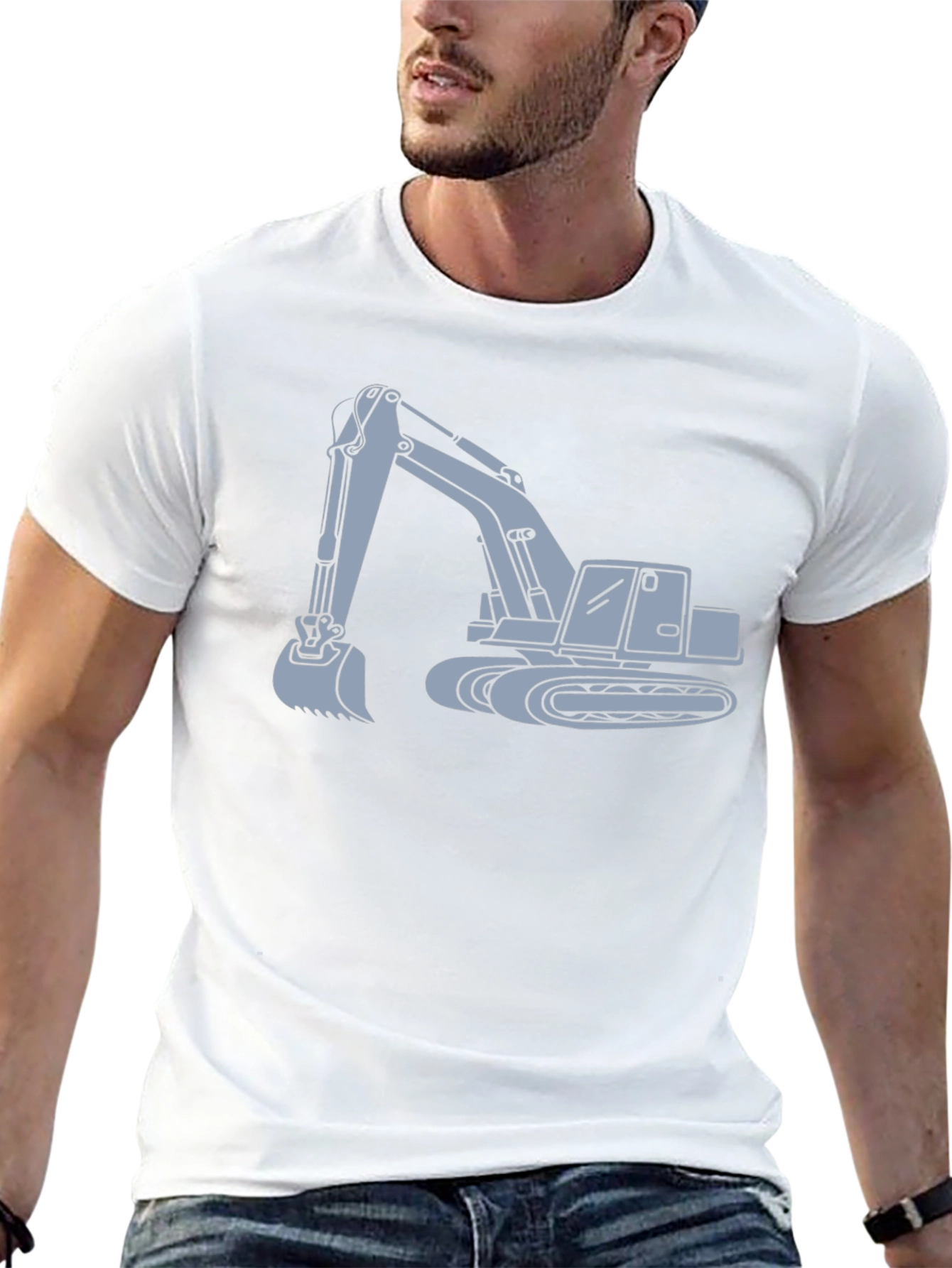Excavator Graphic T-Shirt