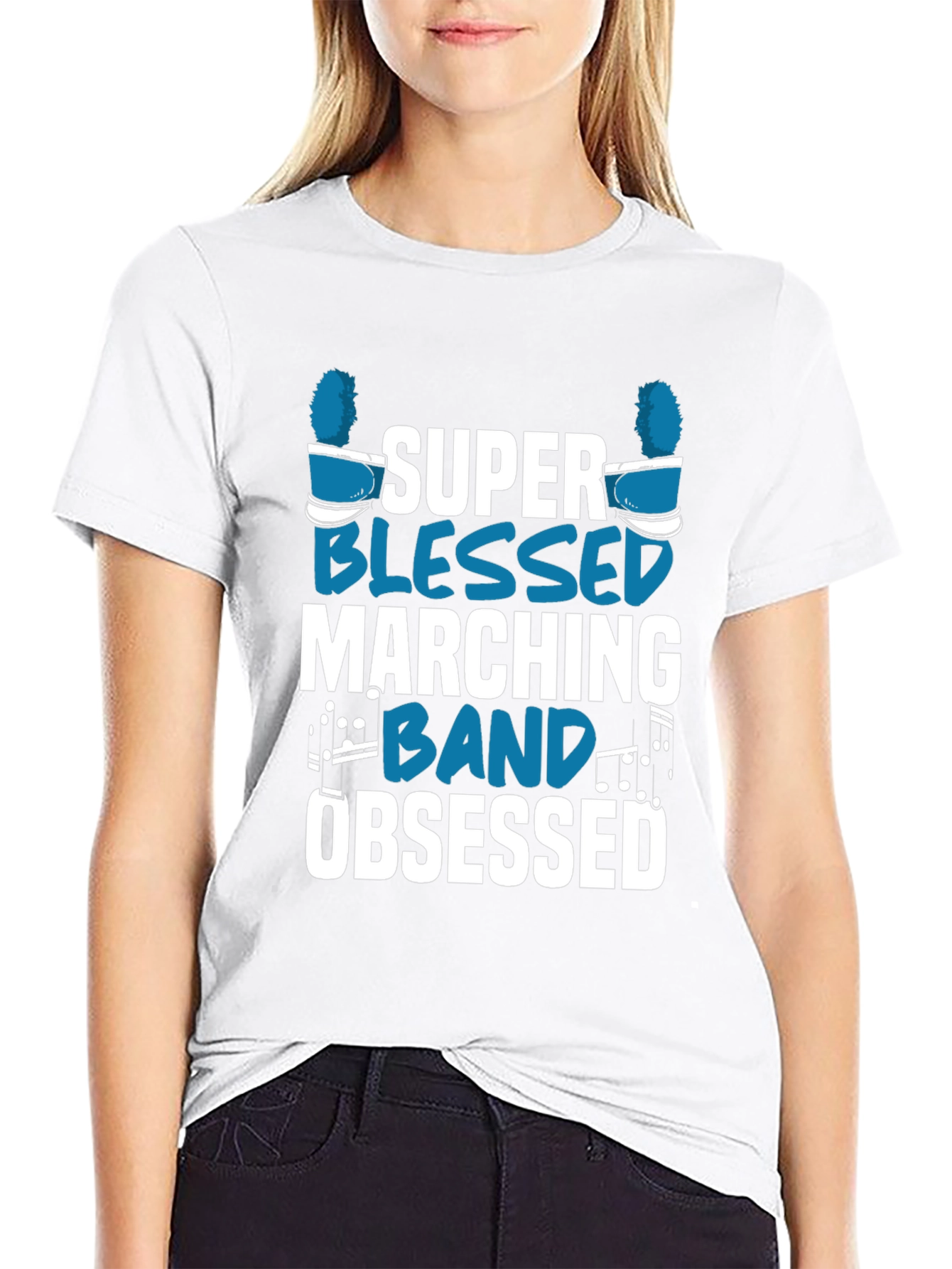 Super Blessed Marching Band Obsessed T-Shirt