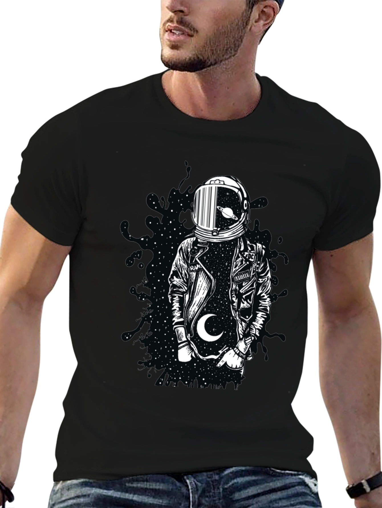 Astronaut Graphic Tee - Space Explorer Style