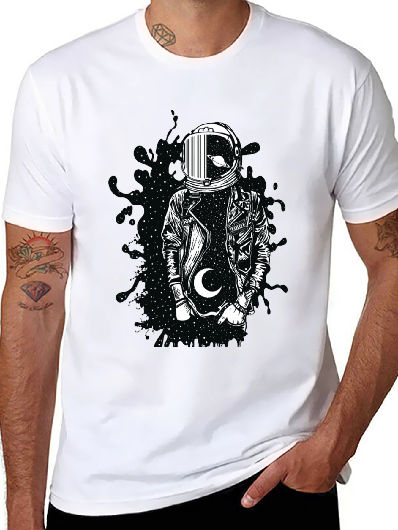 Astronaut Graphic Tee - Space Explorer Style