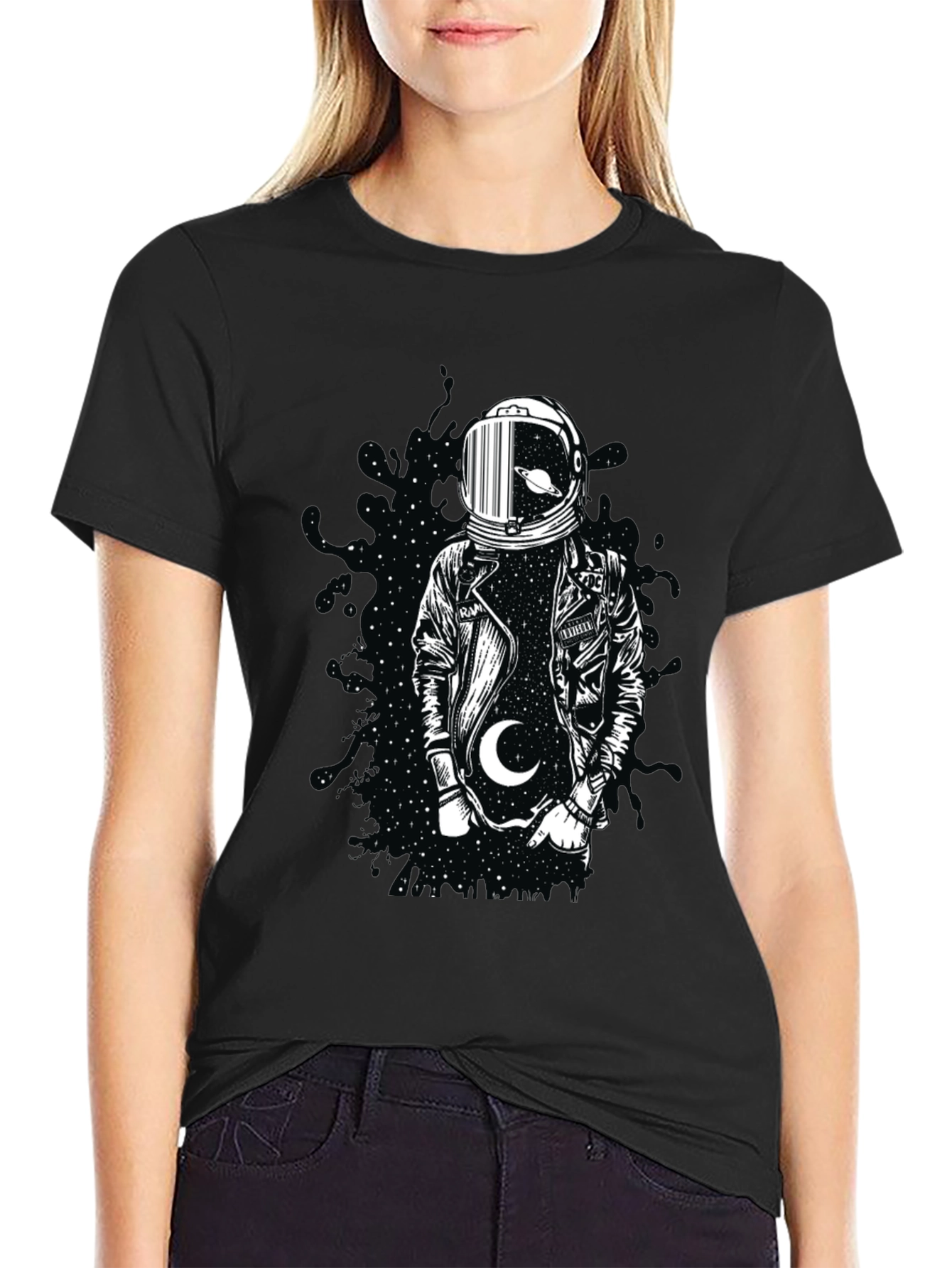 Astronaut Graphic Tee - Space Explorer Style