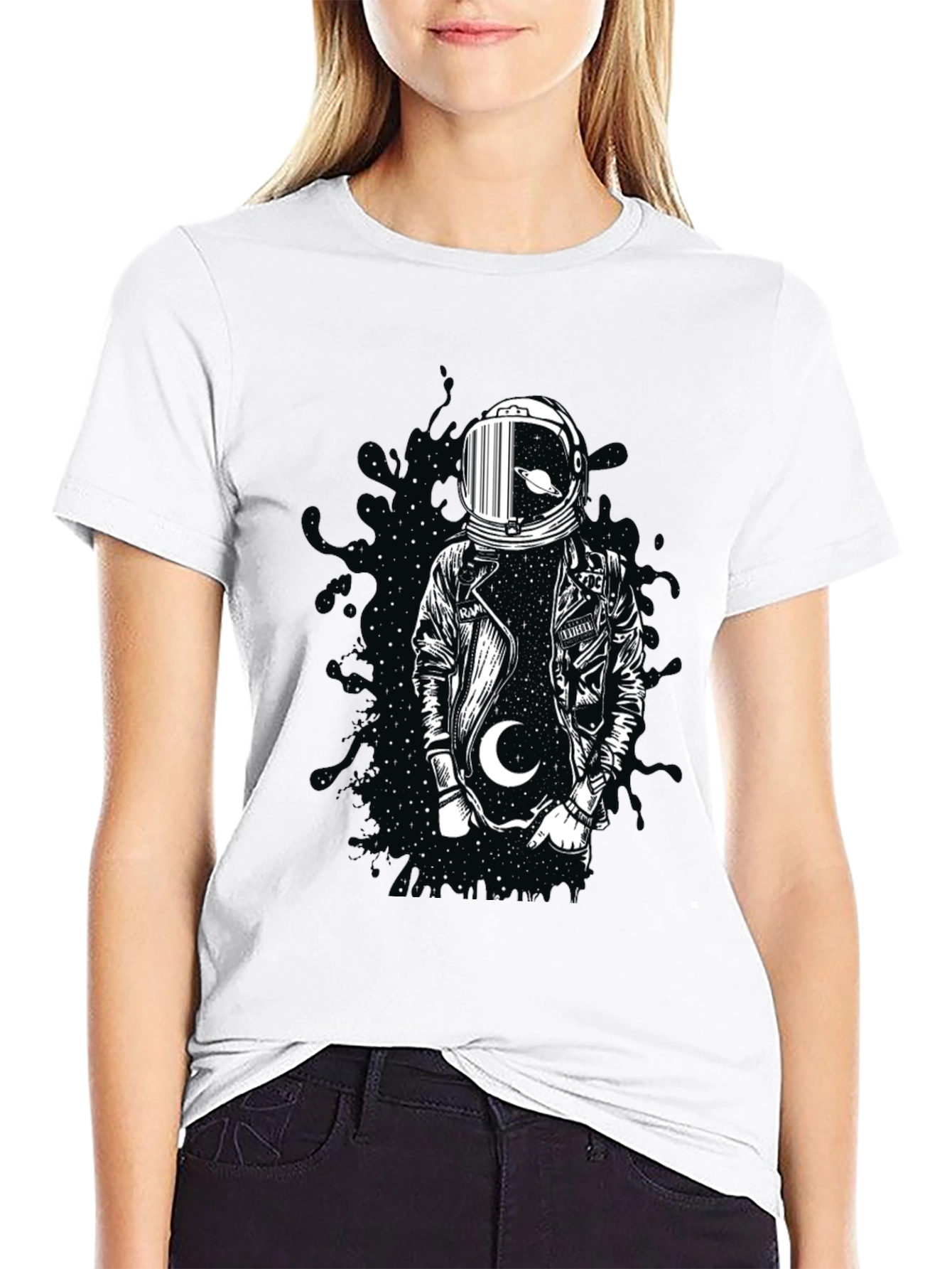 Astronaut Graphic Tee - Space Explorer Style