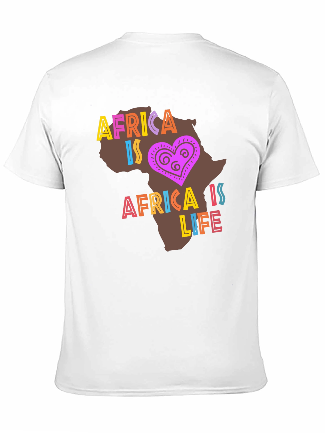 Africa Is Life Graphic T-Shirt
