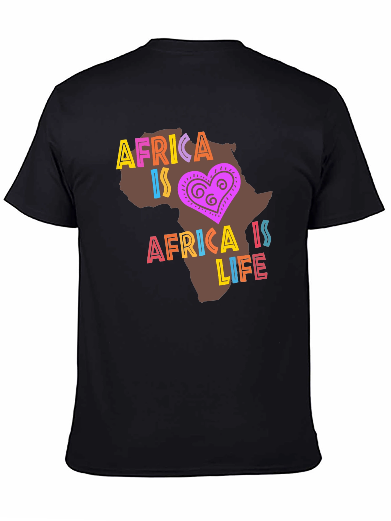 Africa Is Life Graphic T-Shirt
