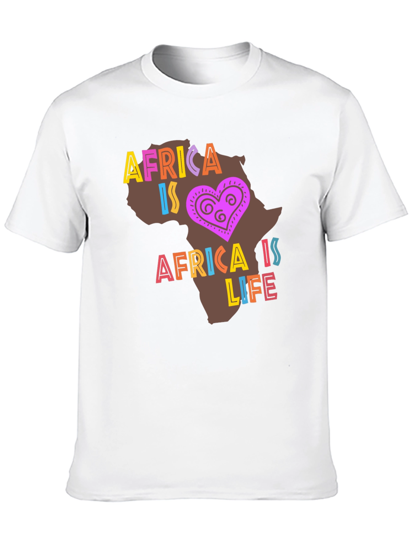 Africa Is Life Graphic T-Shirt