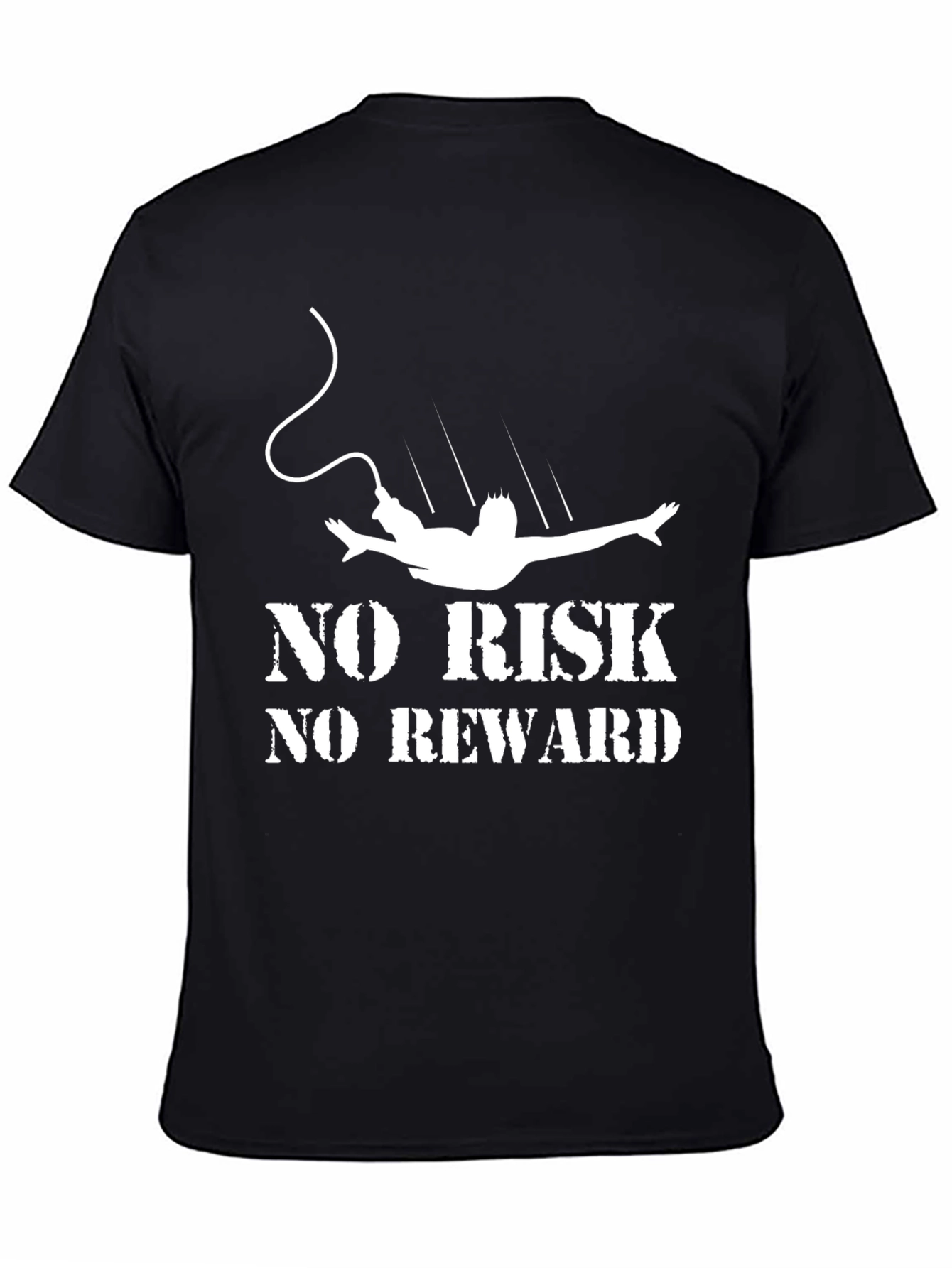 No Risk No Reward Bungee Jumping T-Shirt